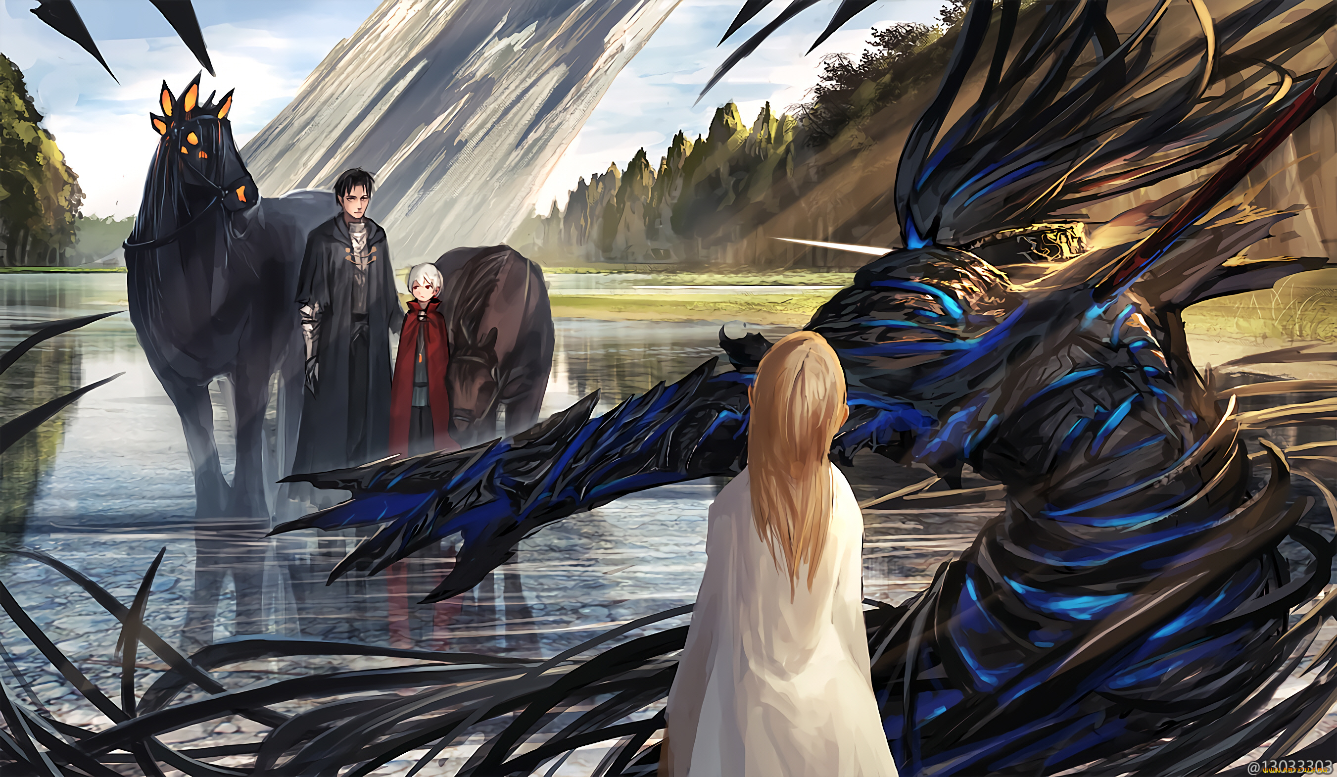 аниме, животные, , существа, люди