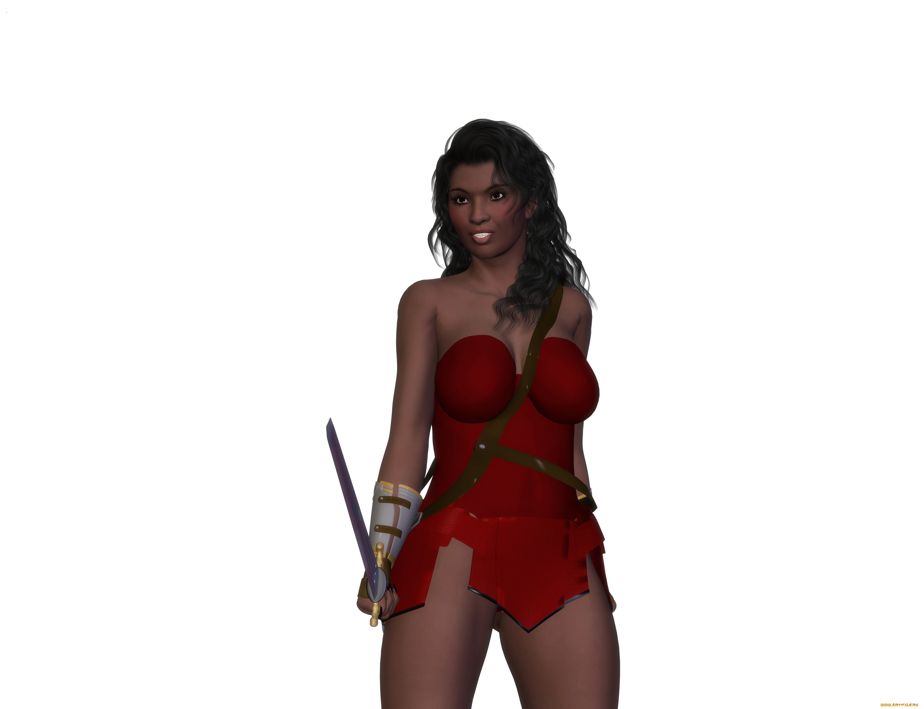 3д, графика, фантазия, , fantasy, фон, взгляд, девушка