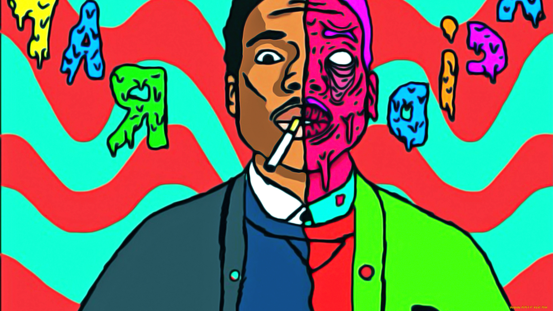 chance-the-rapper, музыка, -временный, рисунок