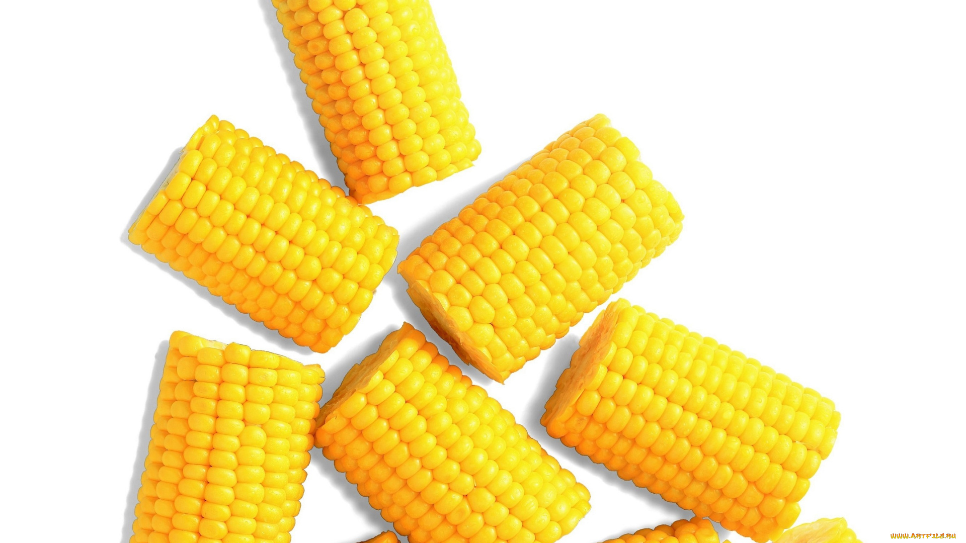 еда, кукуруза, початки