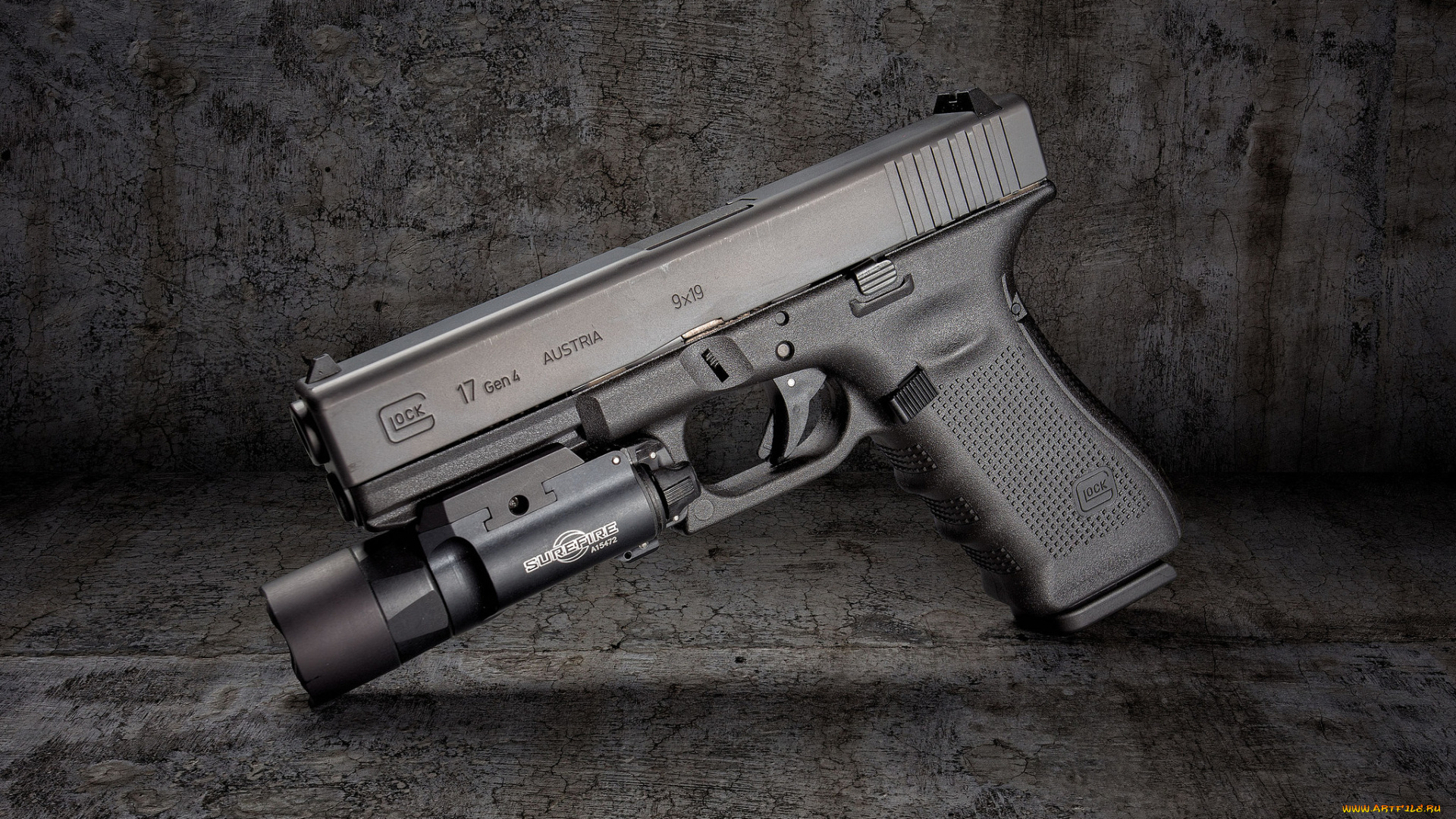 glock, 17, оружие, пистолеты, ствол