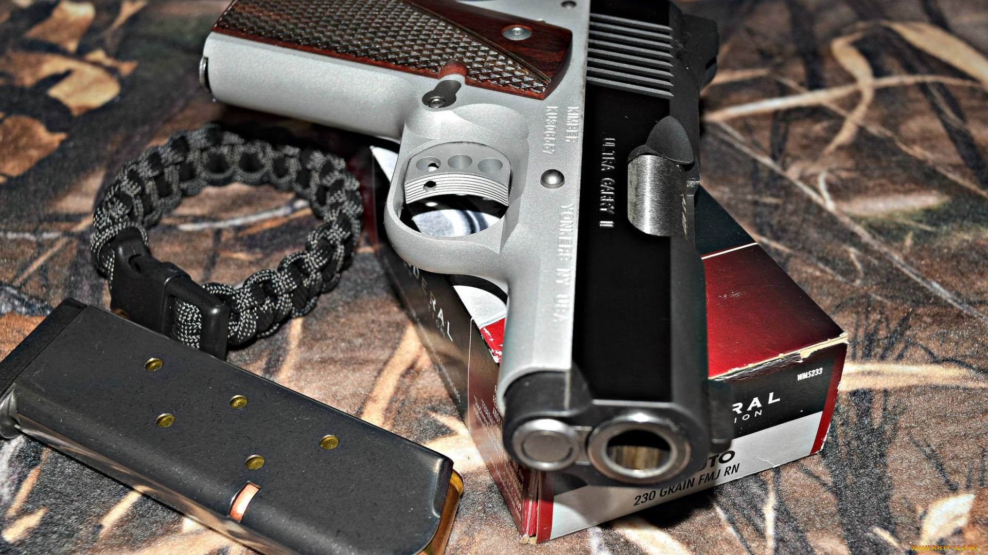 kimber, ultra, carry, ii, 45, acp, оружие, пистолеты, ствол