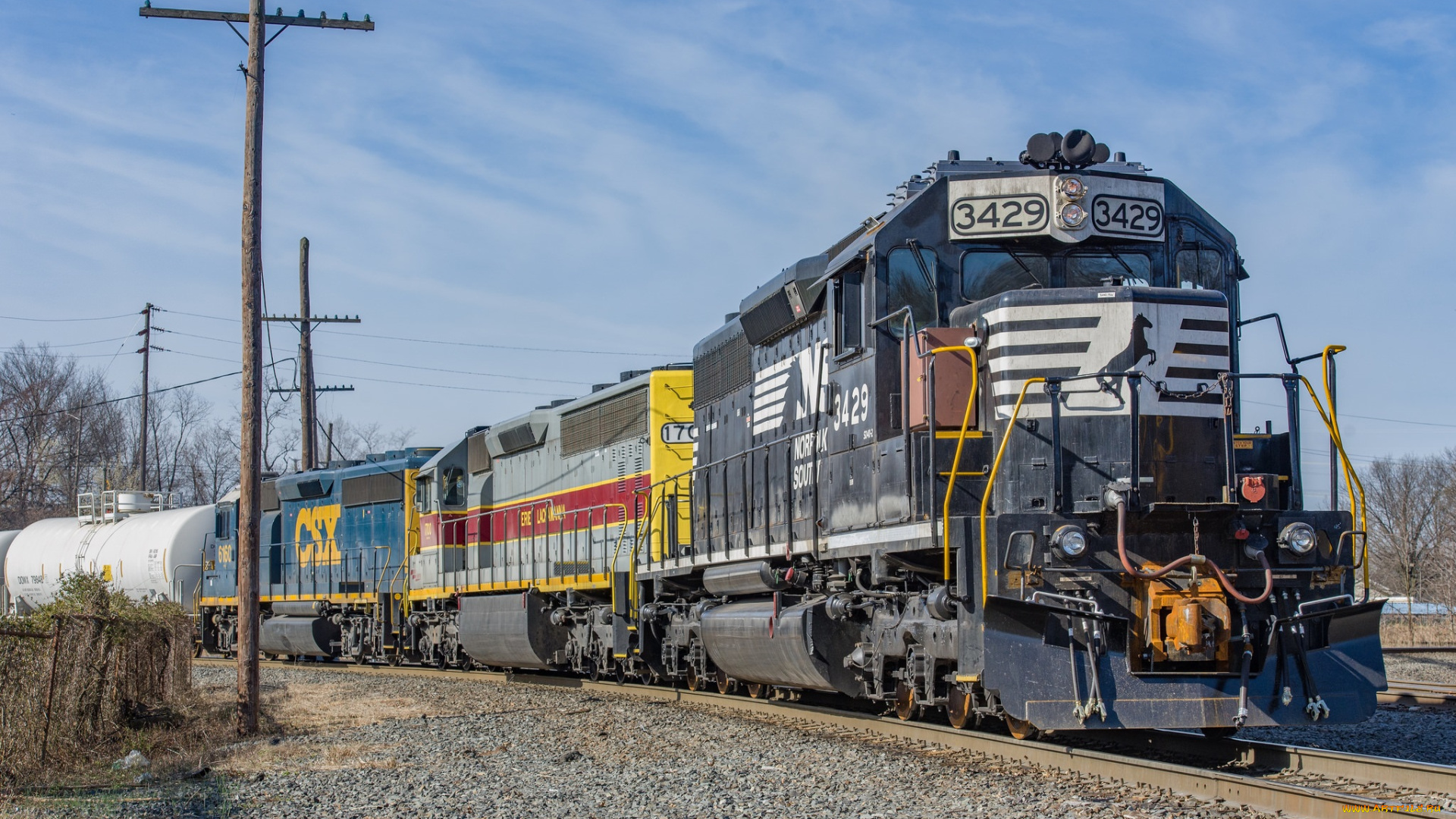 техника, поезда, состав, локомотив