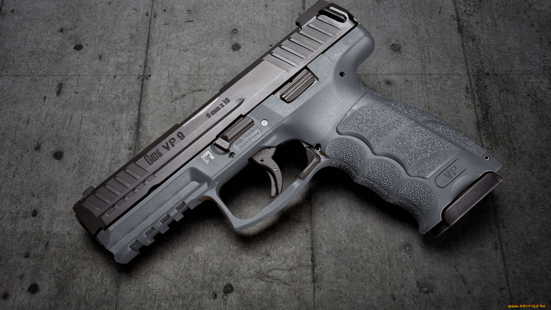 vp9, gray, mockup, оружие, пистолеты, ствол