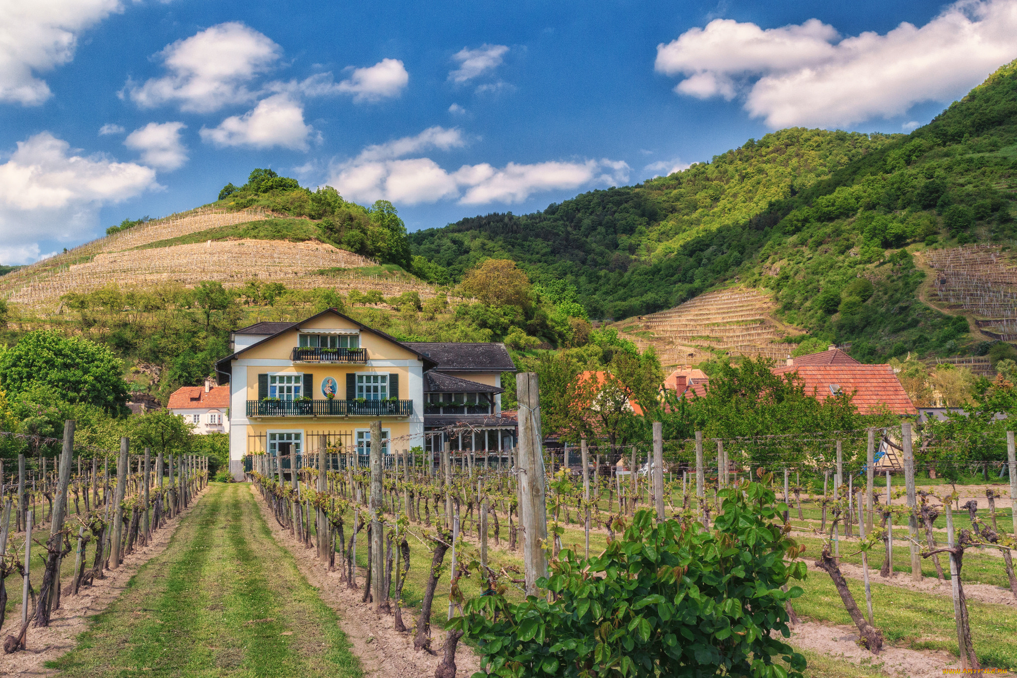 города, -, пейзажи, простор