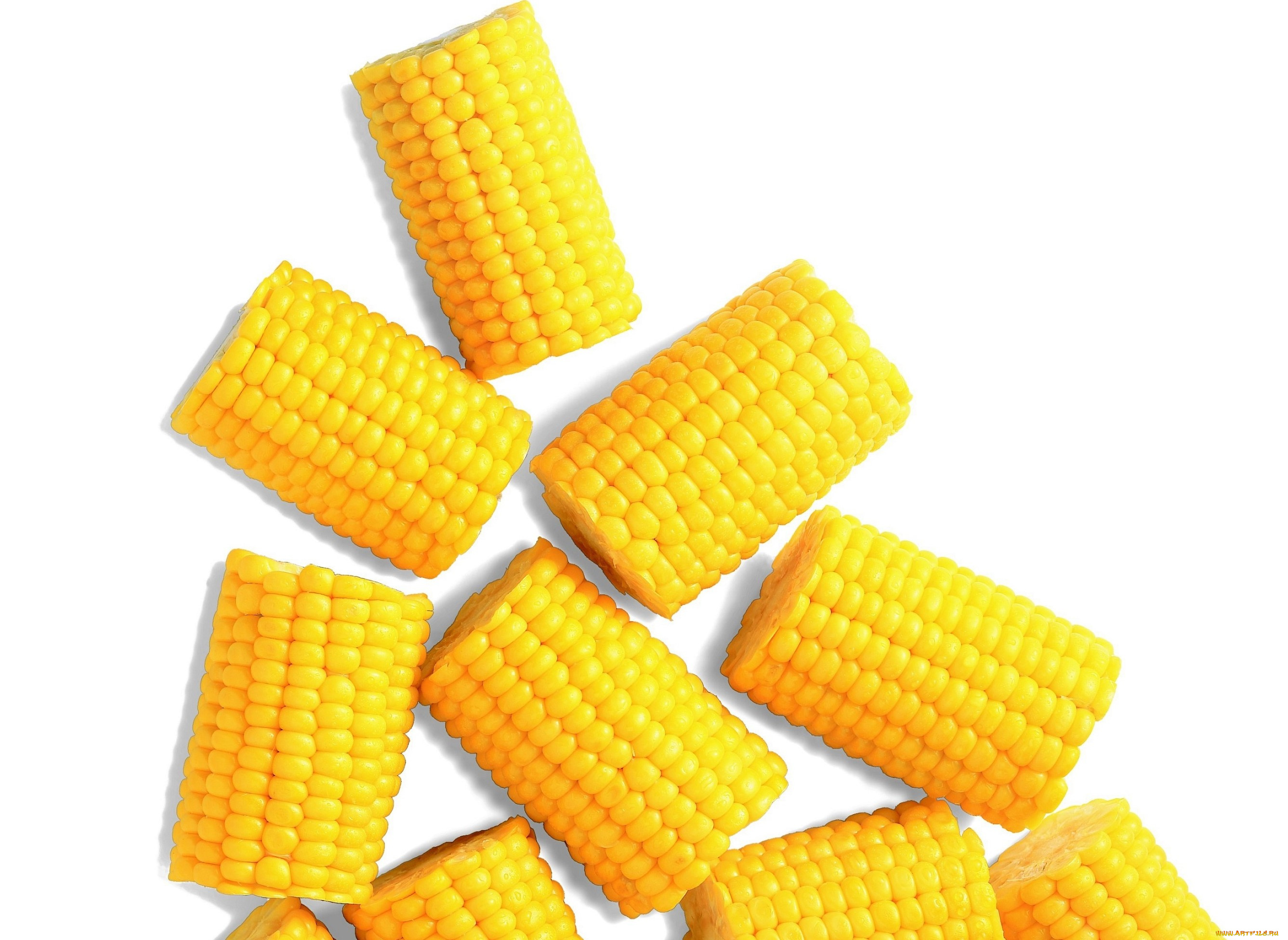 еда, кукуруза, початки