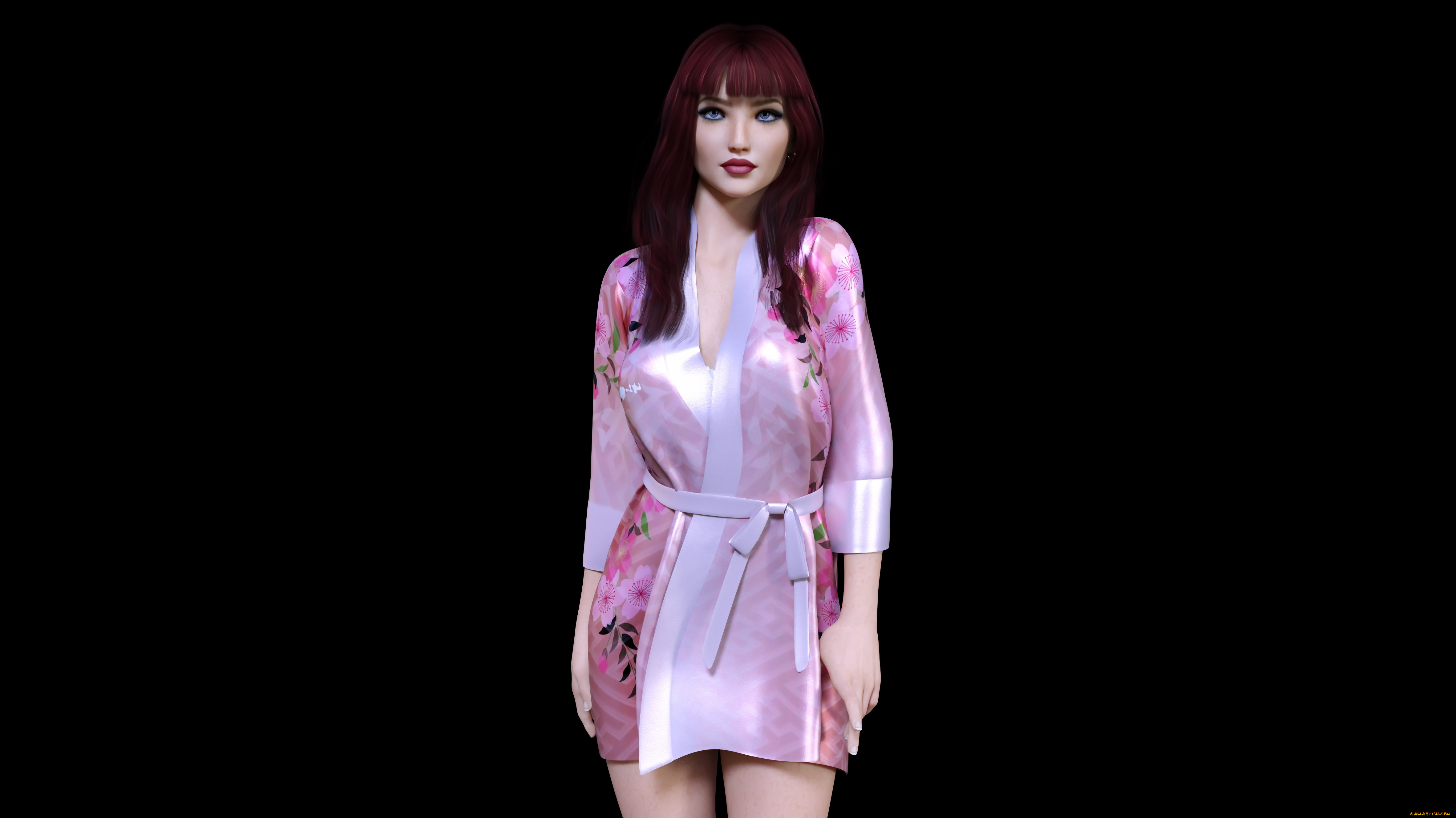 3д, графика, люди, , people, девушка, взгляд, фон