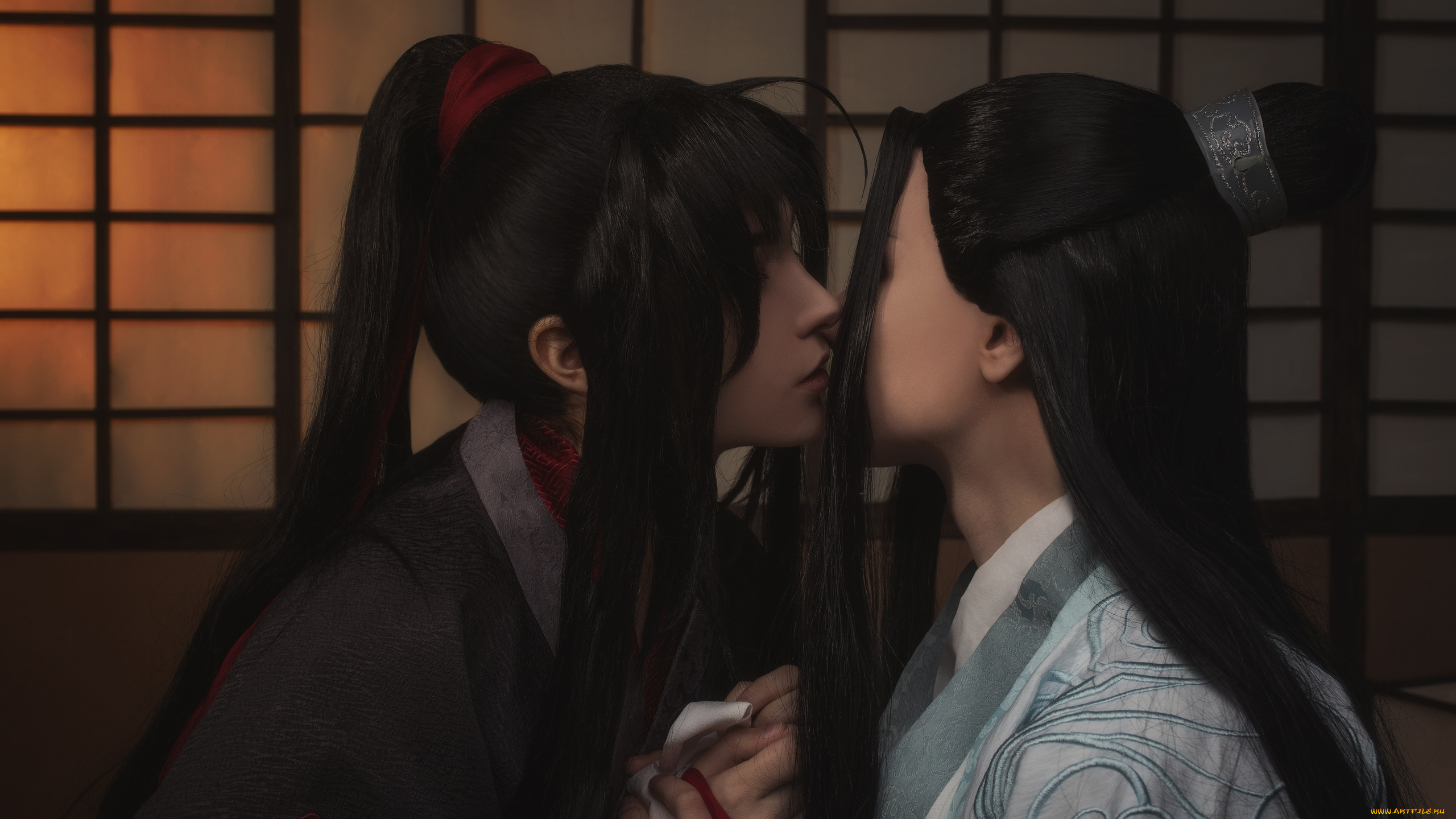 девушки, елизавета, морозова, ян, ли, елизавета, морозова, костюмы, поцелуй