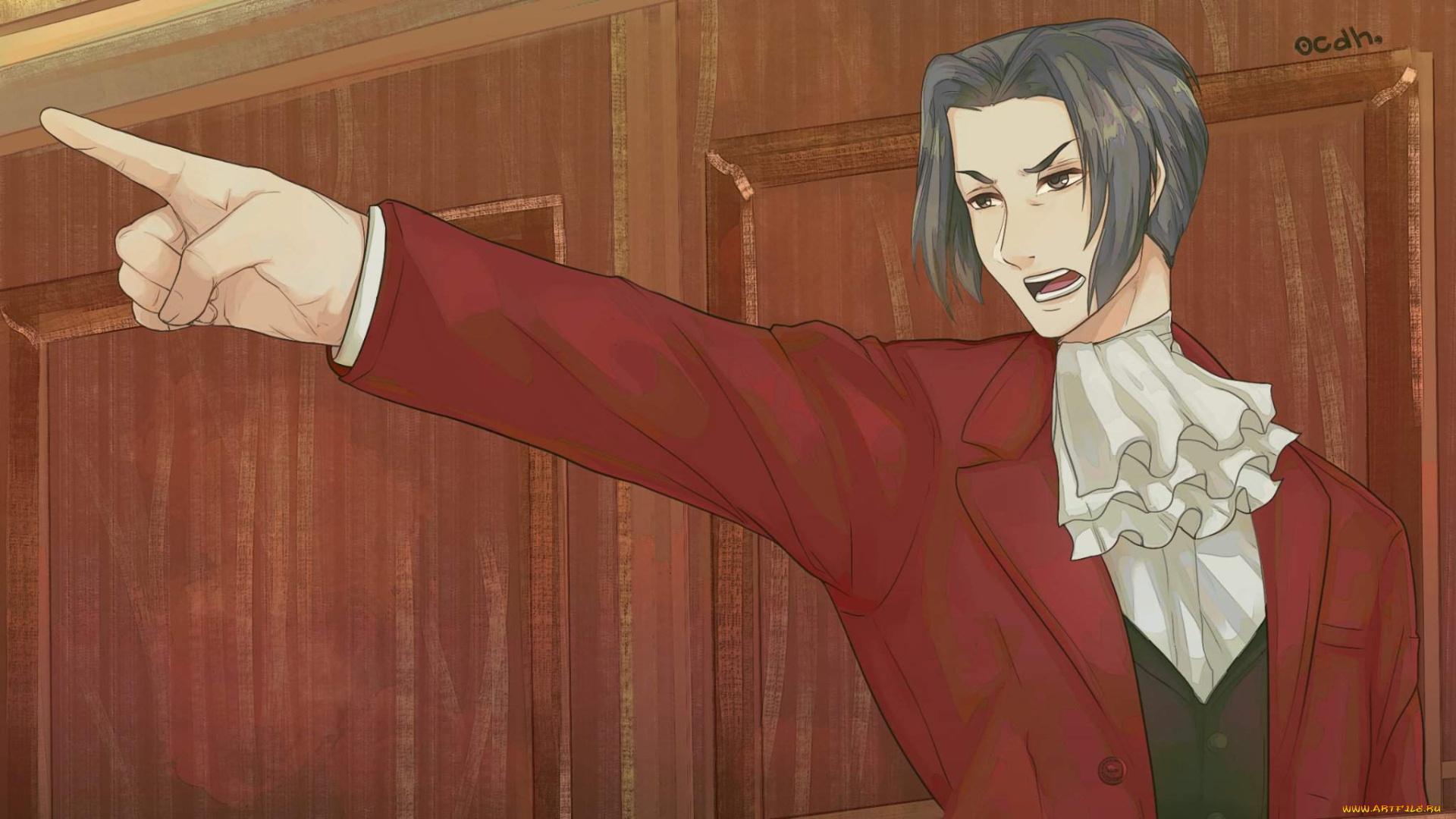 видео, игры, ace, attorney, , investigations, -, miles, edgeworth, суд, жест, персонаж