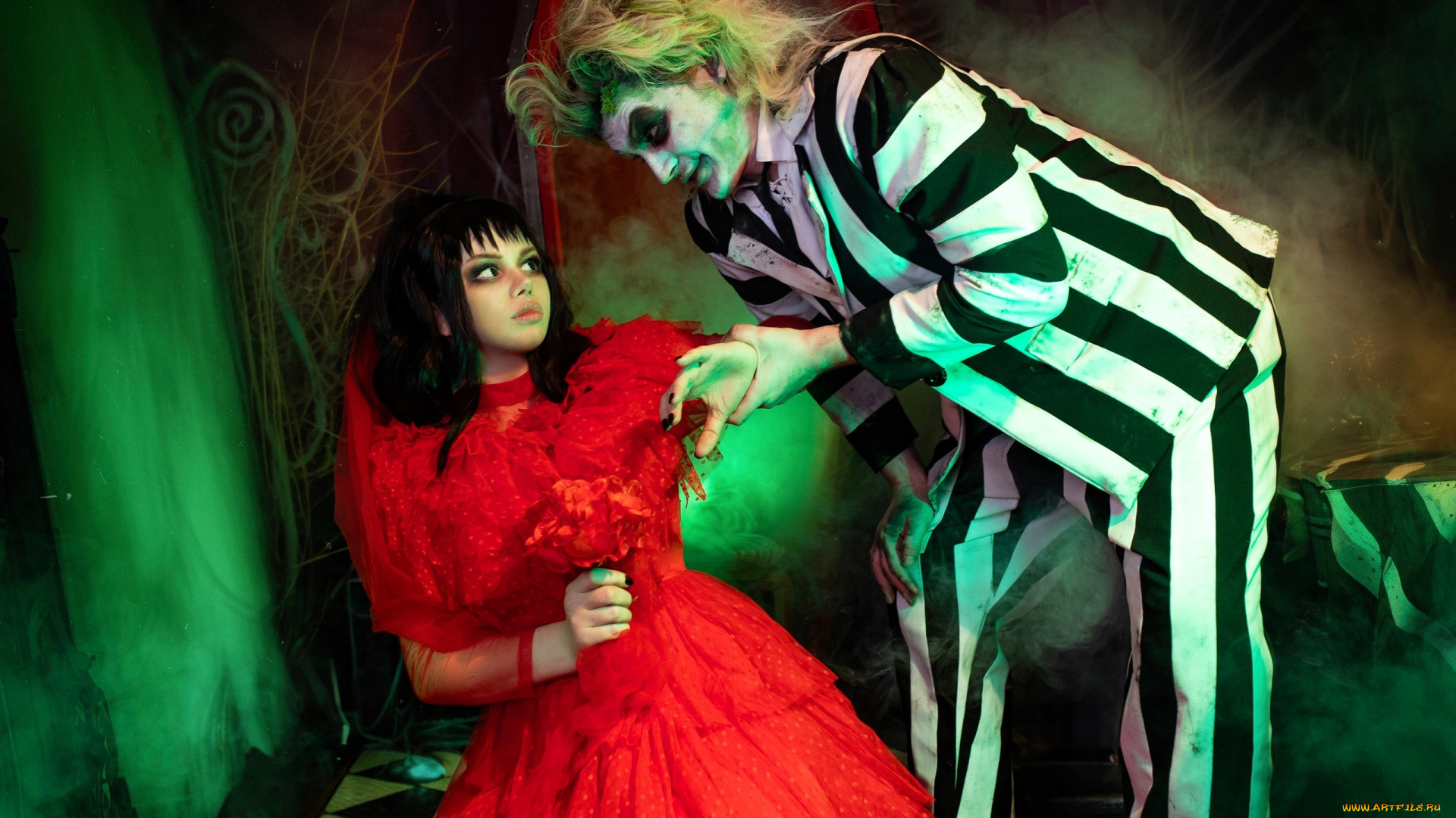 алиса, арефьева, разное, мужчина, женщина, образы, косплей, костюмы, наряды, платье, девушка, битлджус, костюм, дым