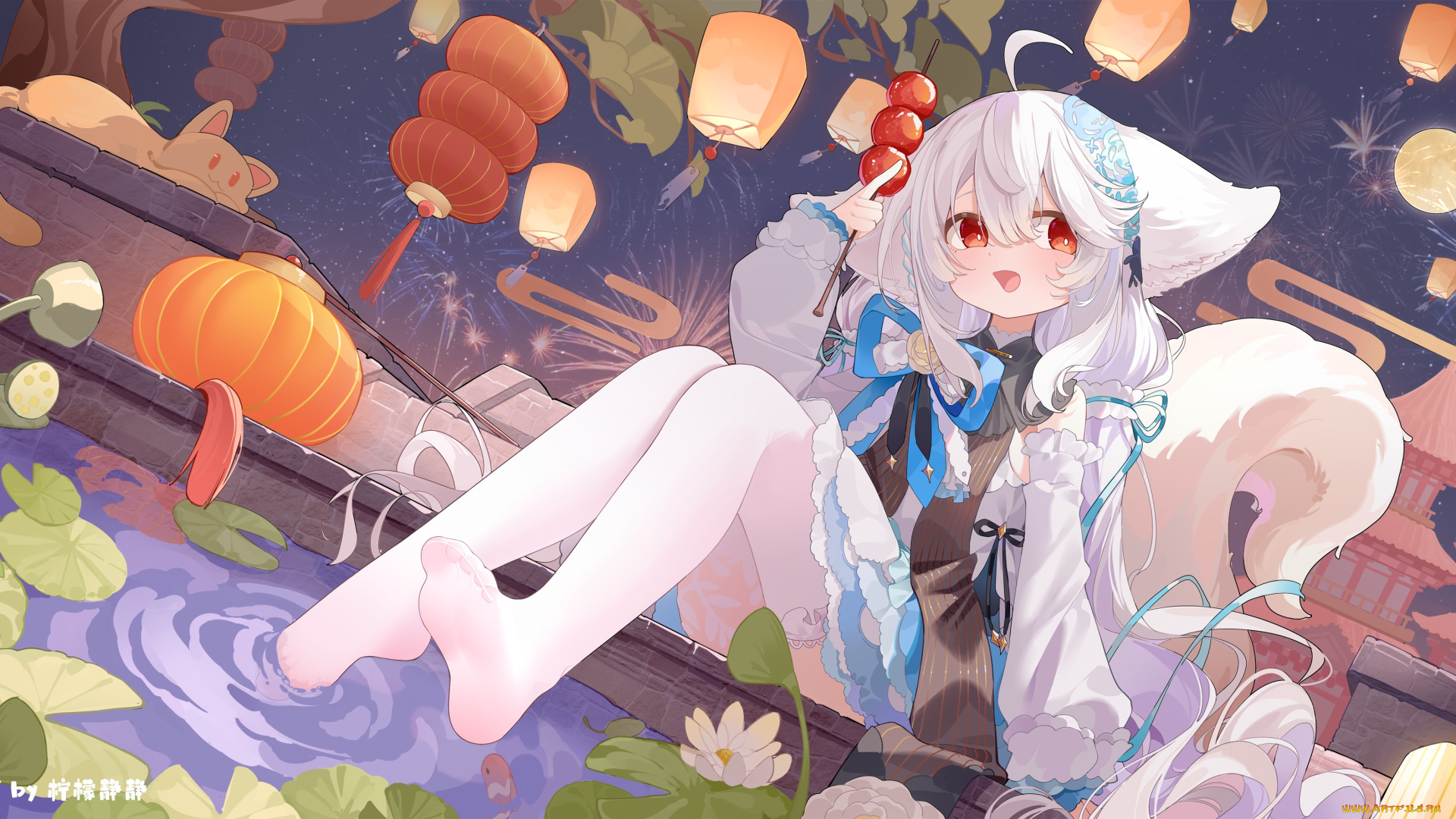 аниме, магия, , колдовство, , halloween, девушка, хэллоуин