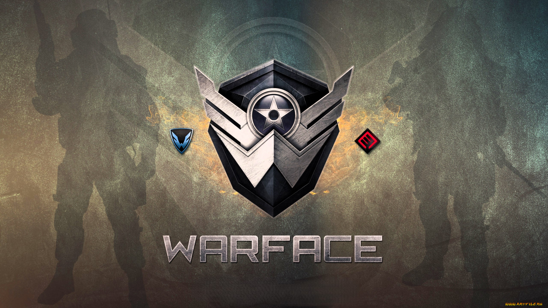видео, игры, warface, знак, маска, спецназ, силуэты