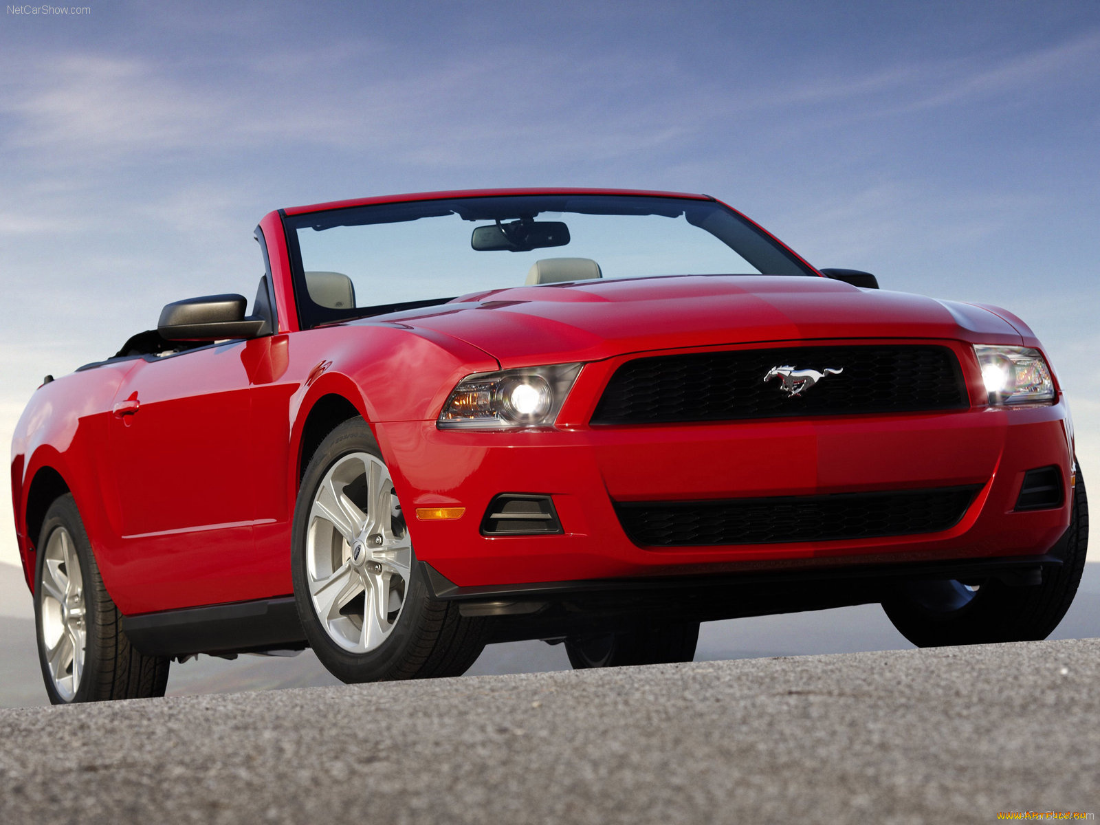 ford, mustang, convertible, 2010, автомобили