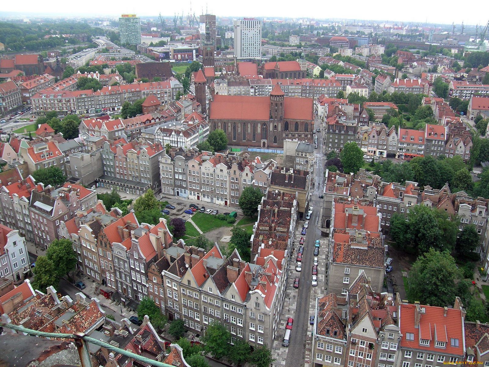 города, гданьск, польша