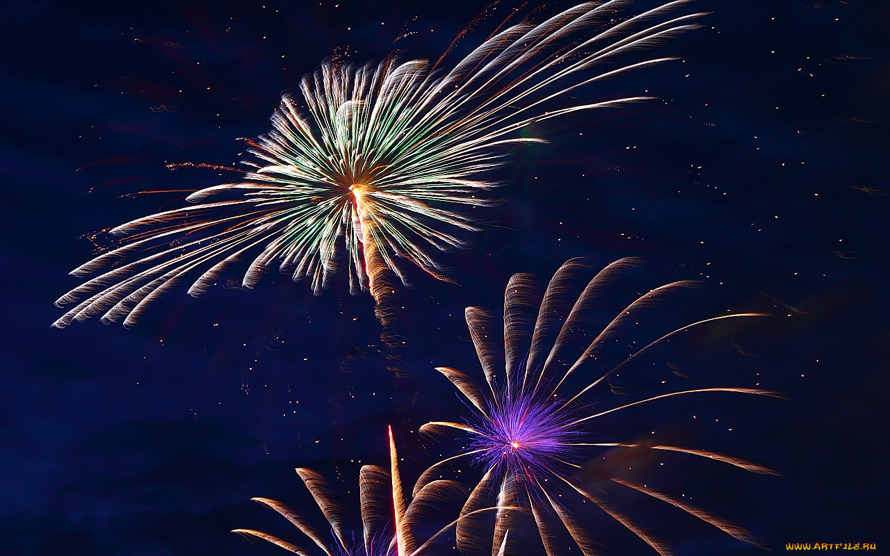 разное, салюты, фейерверки