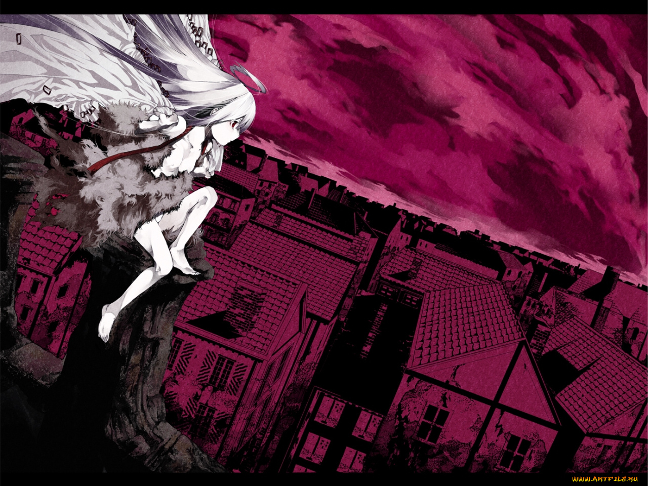 аниме, angels, demons