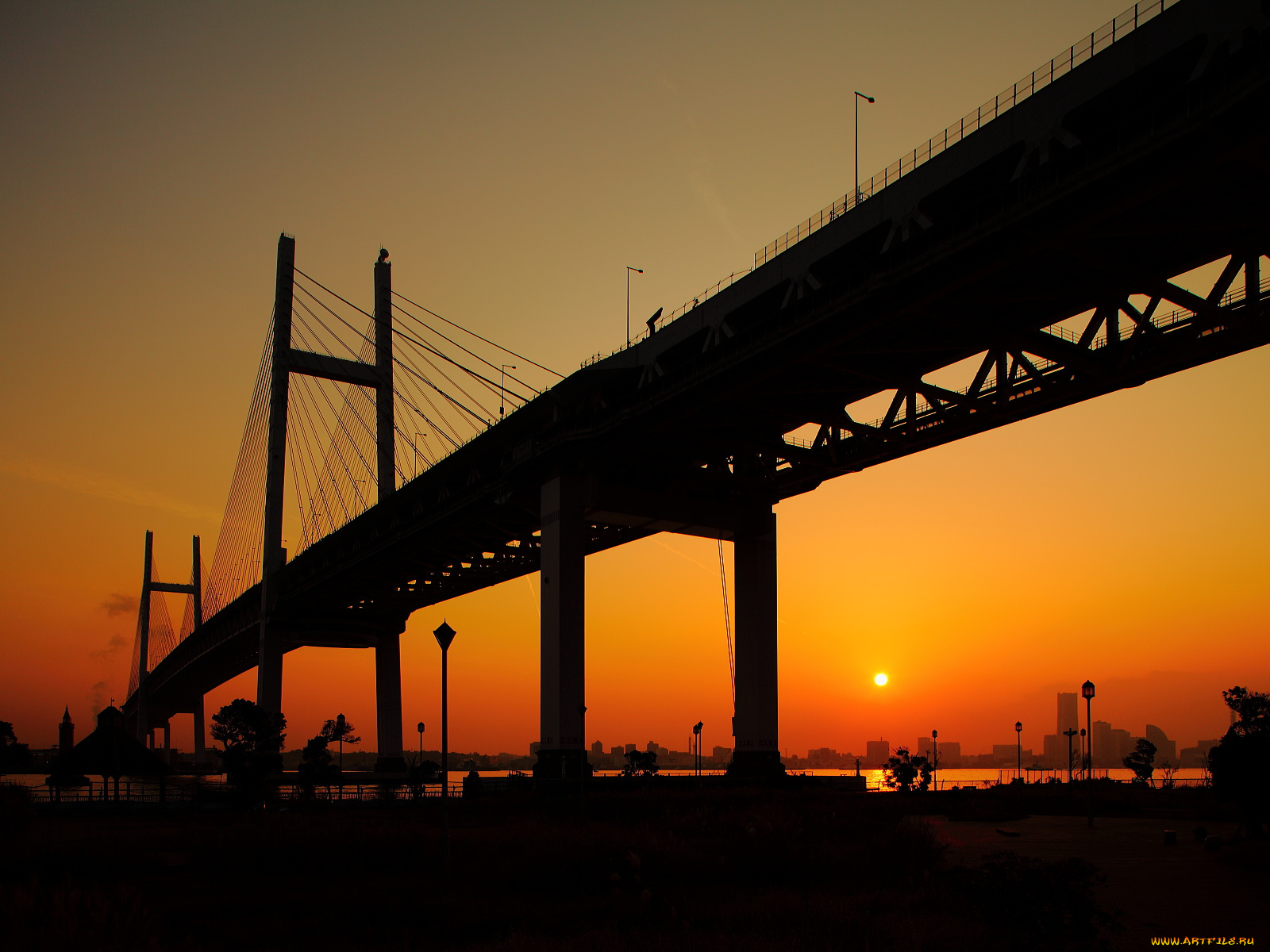 города, йокогама, Япония