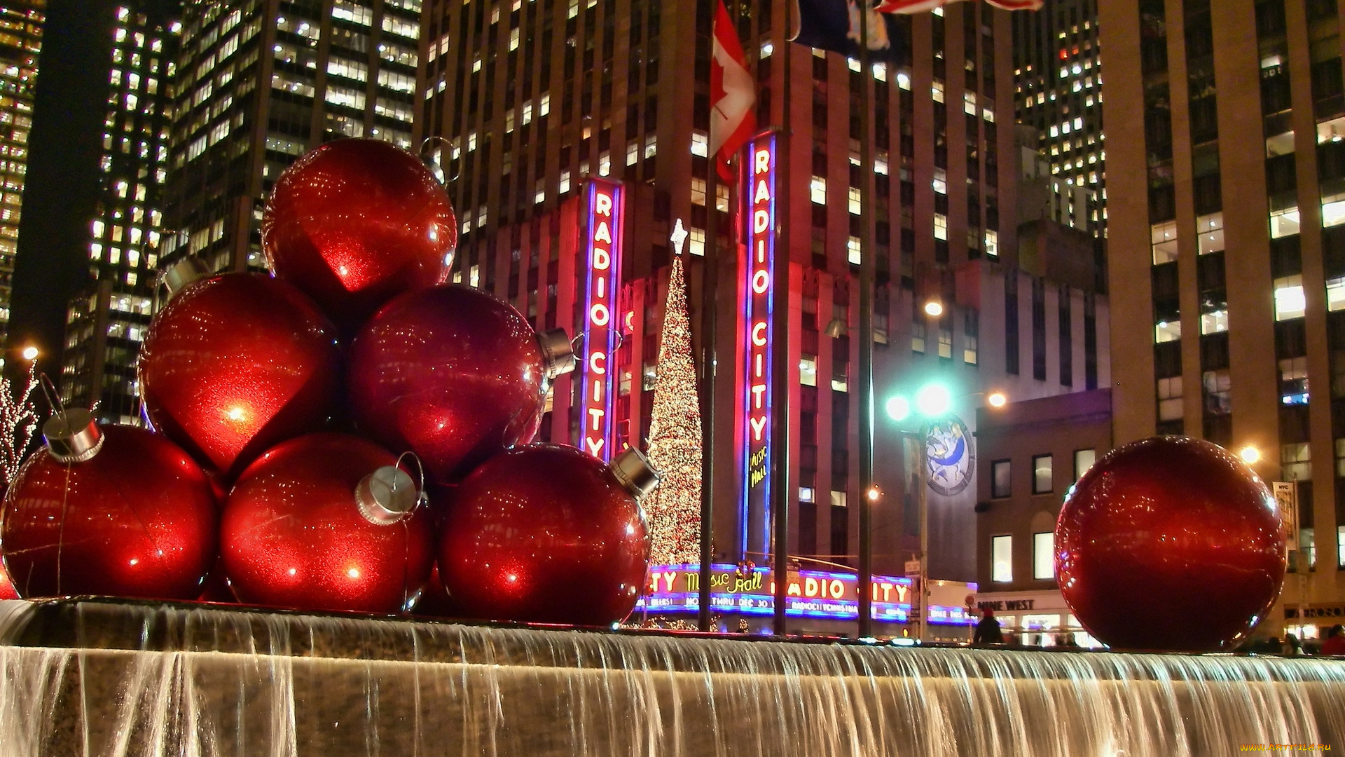 праздничные, новогодние, пейзажи