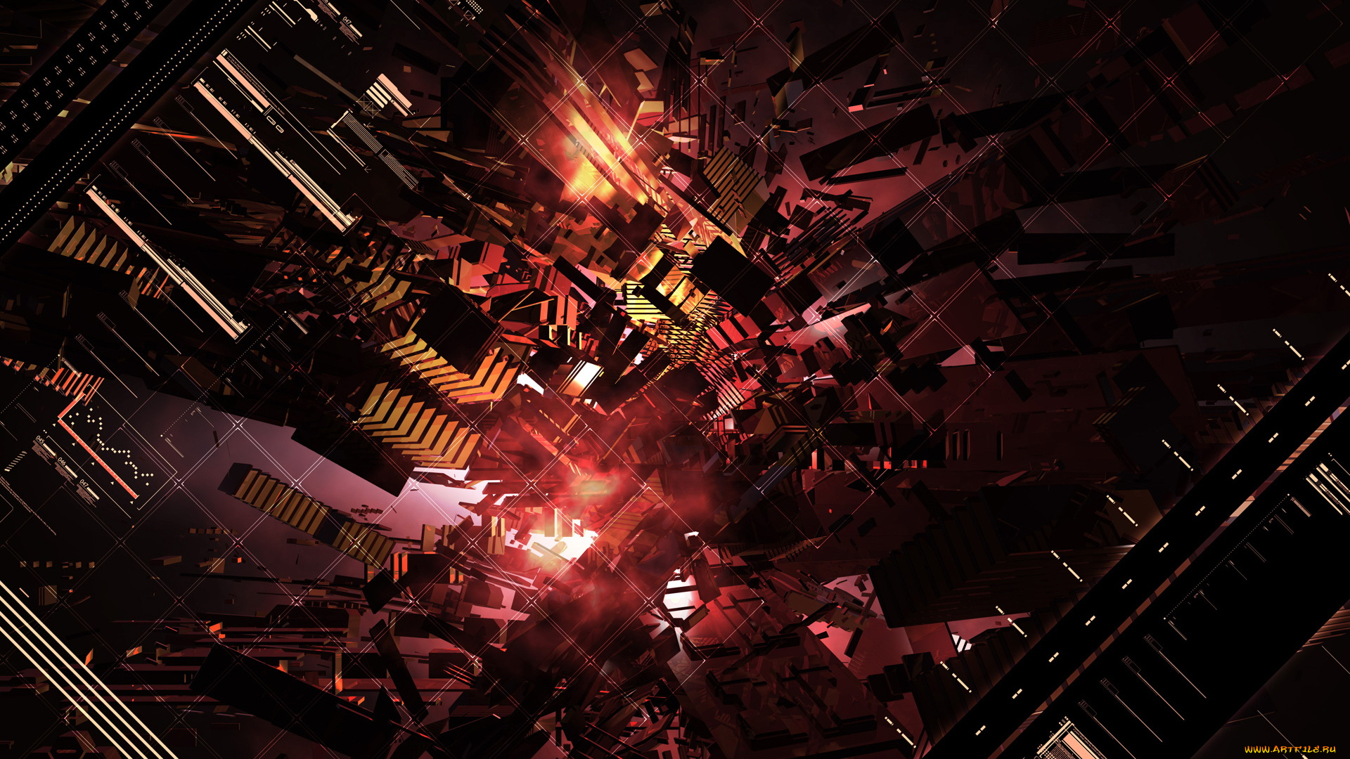 3д, графика, abstract, абстракции, абстракция