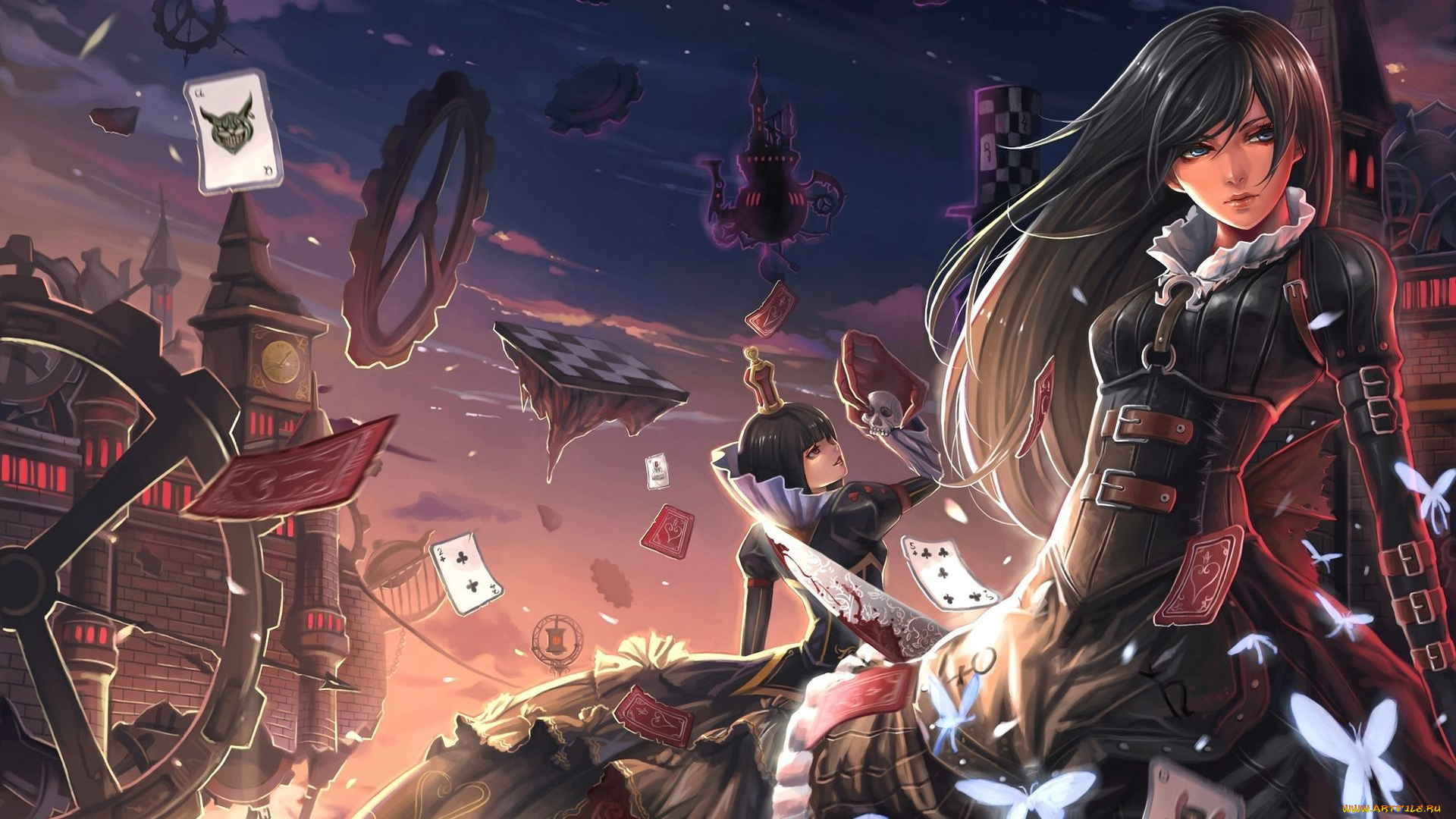 alice, in, wonderland, аниме, madness, return