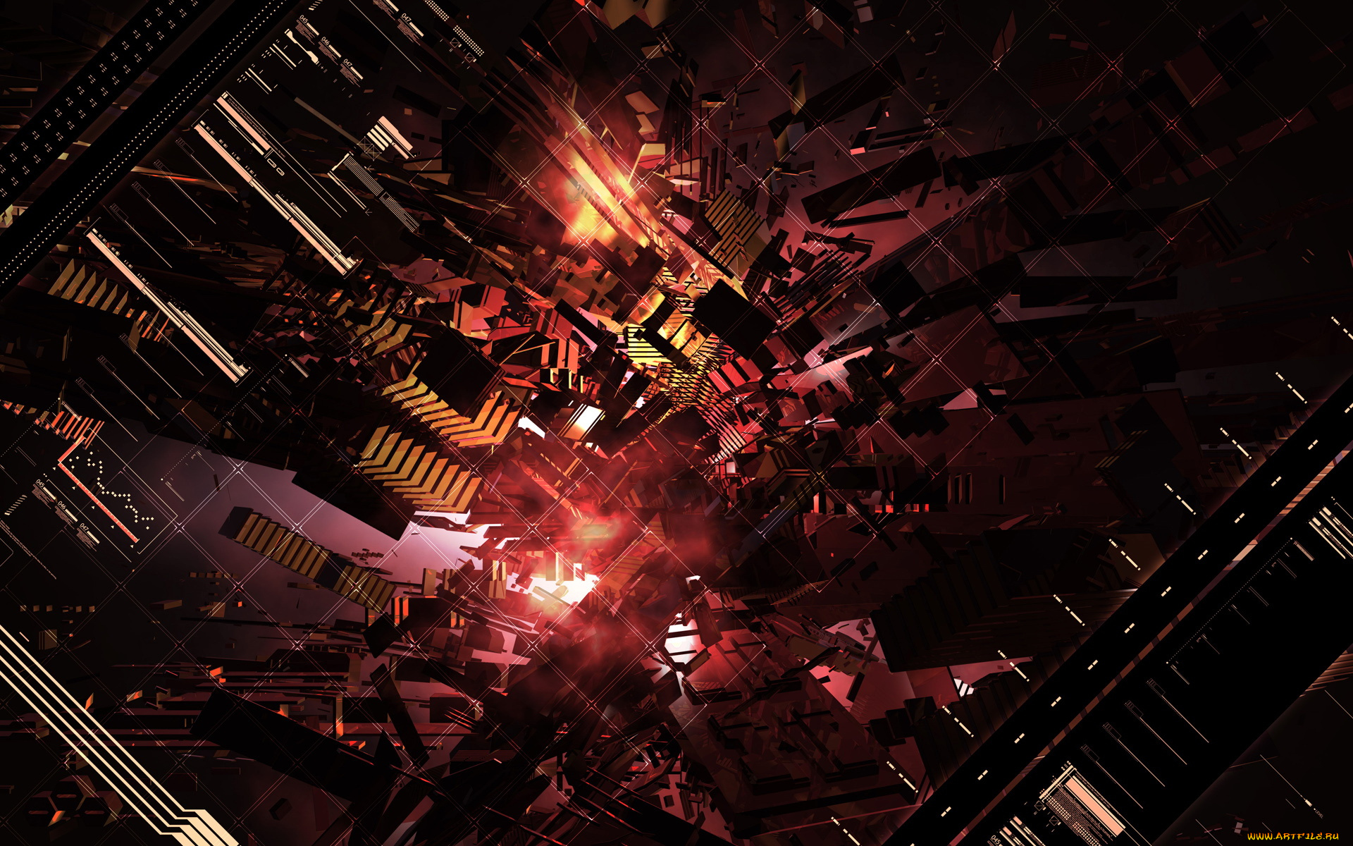 3д, графика, abstract, абстракции, абстракция