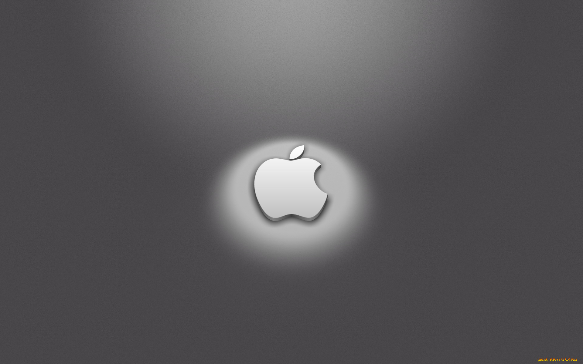 компьютеры, apple, яблоко, логотип, серый