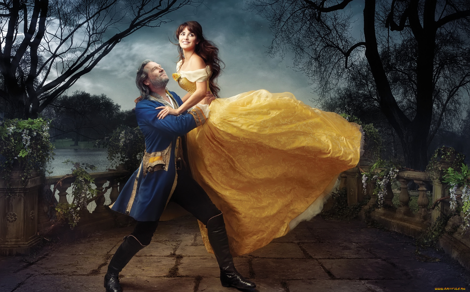 разное, знаменитости, beauty, and, the, beast, красавица, и, Чудовище, jeff, bridges, penelope, cruz
