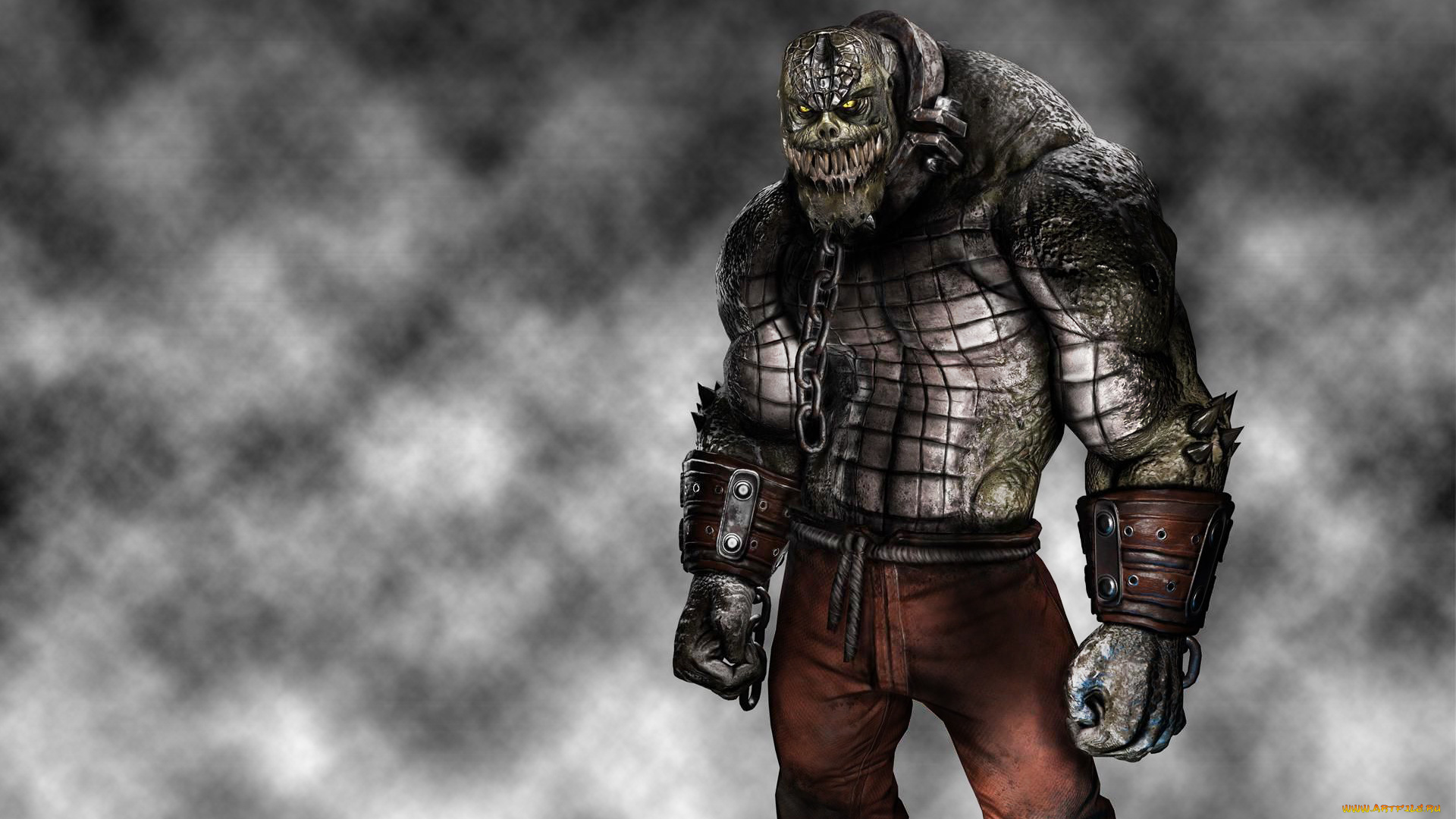 batman, arkham, asylum, видео, игры, бэтмен, убийца, крок