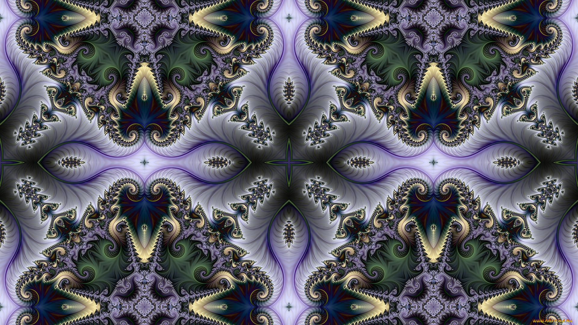 3д, графика, fractal, фракталы, фон, цвета, узор