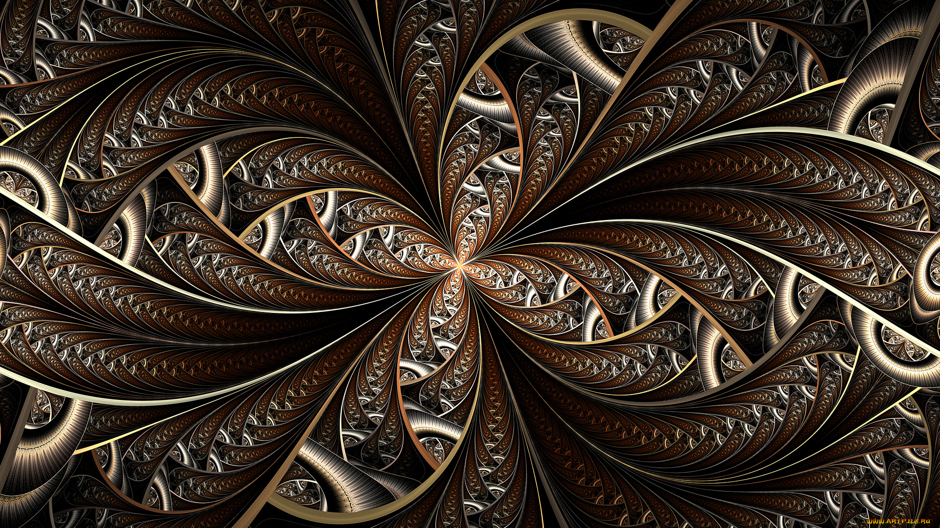 3д, графика, fractal, фракталы, фон, цвета, узор