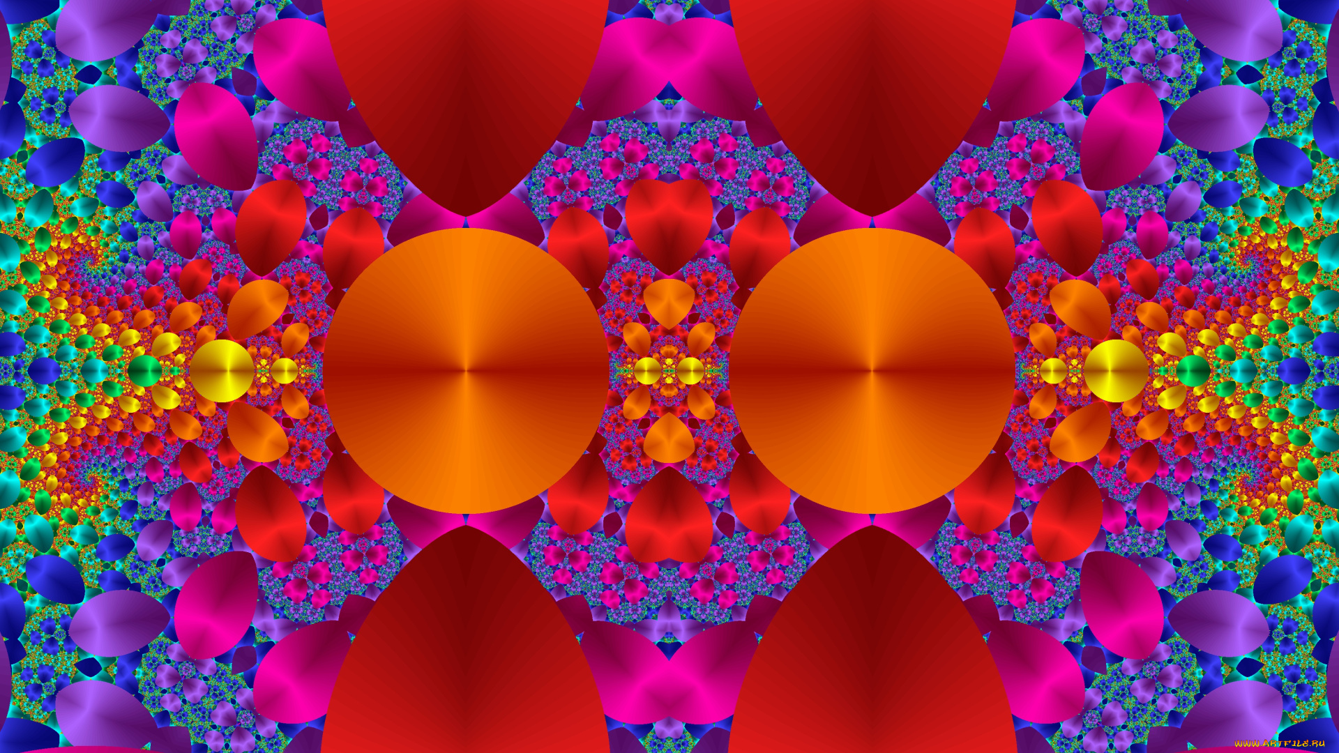 3д, графика, fractal, фракталы, фон, цвета, узор