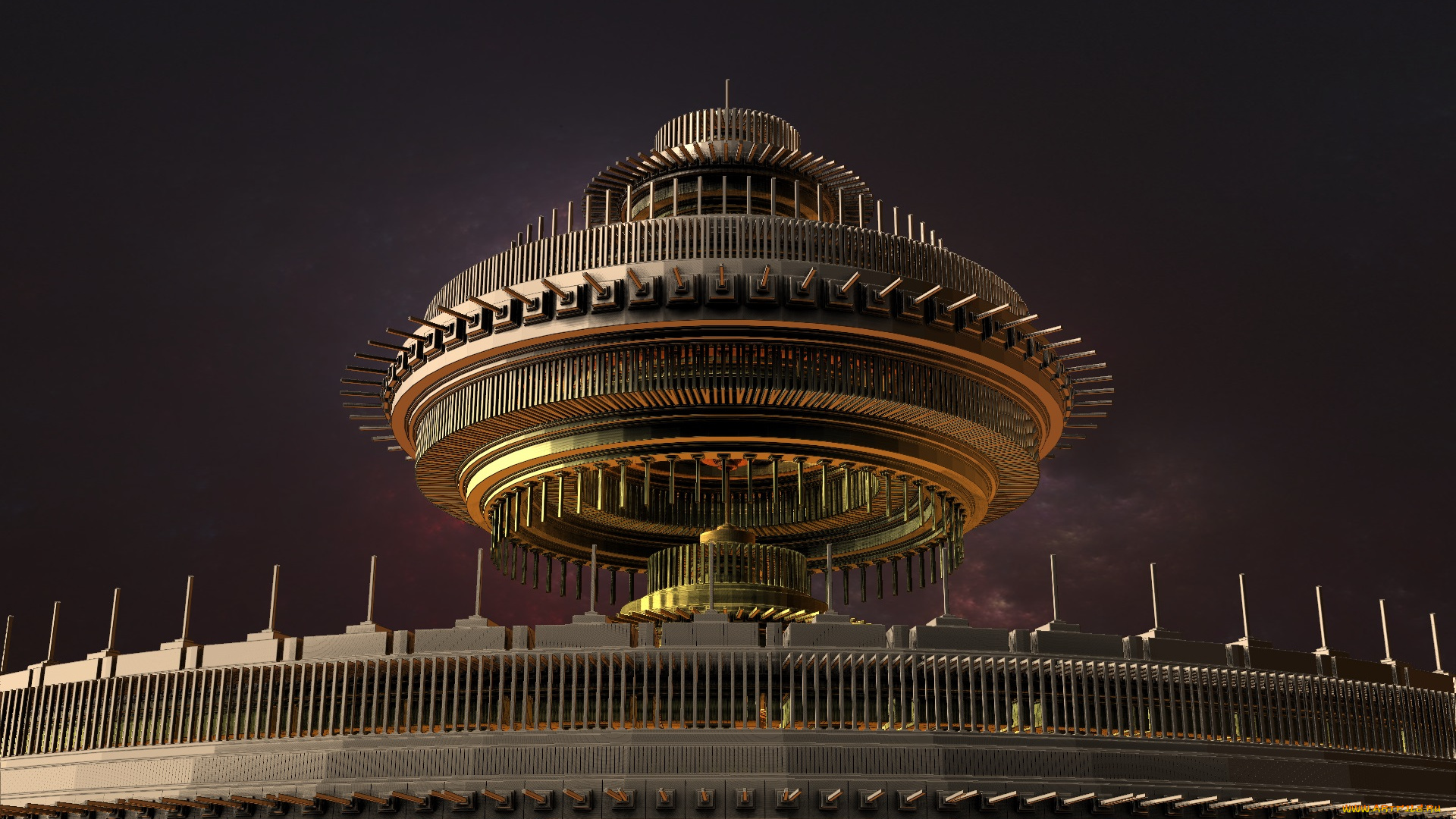 3д, графика, fractal, фракталы, линии, фигура, узор