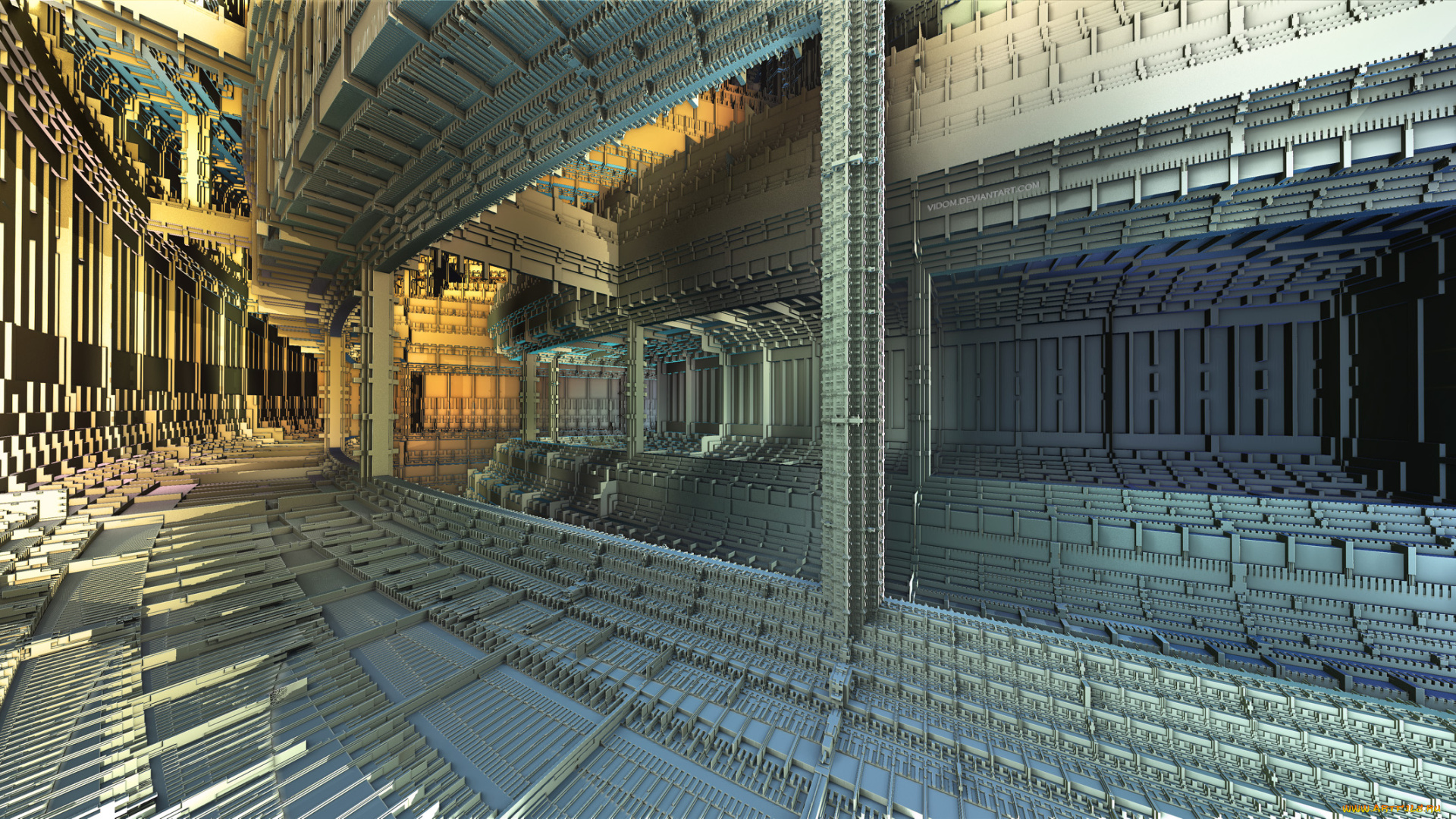 3д, графика, fractal, фракталы, узор, фигура, линии