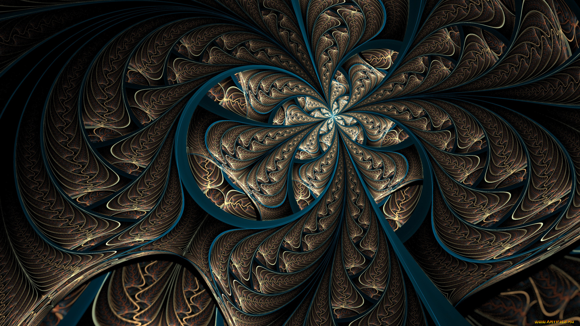 3д, графика, fractal, фракталы, узор, фон, цвета