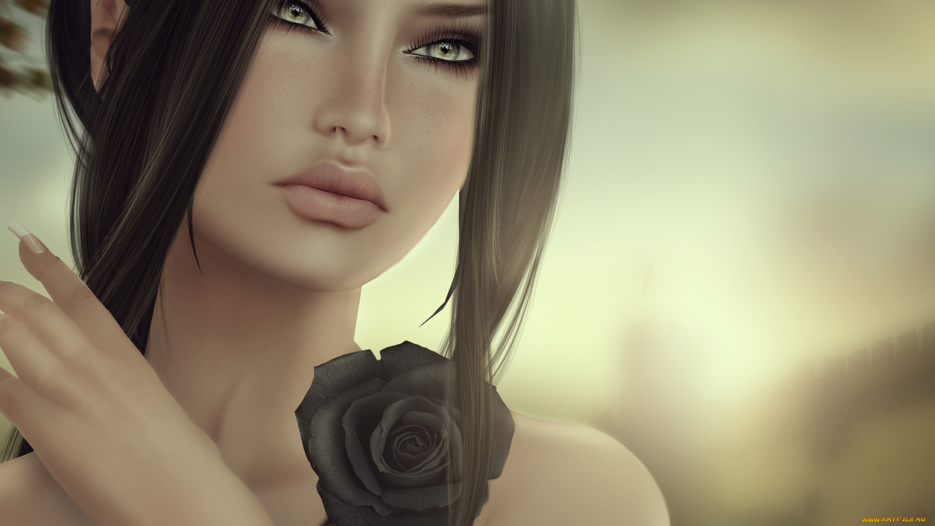 3д, графика, portraits, портрет, лицо