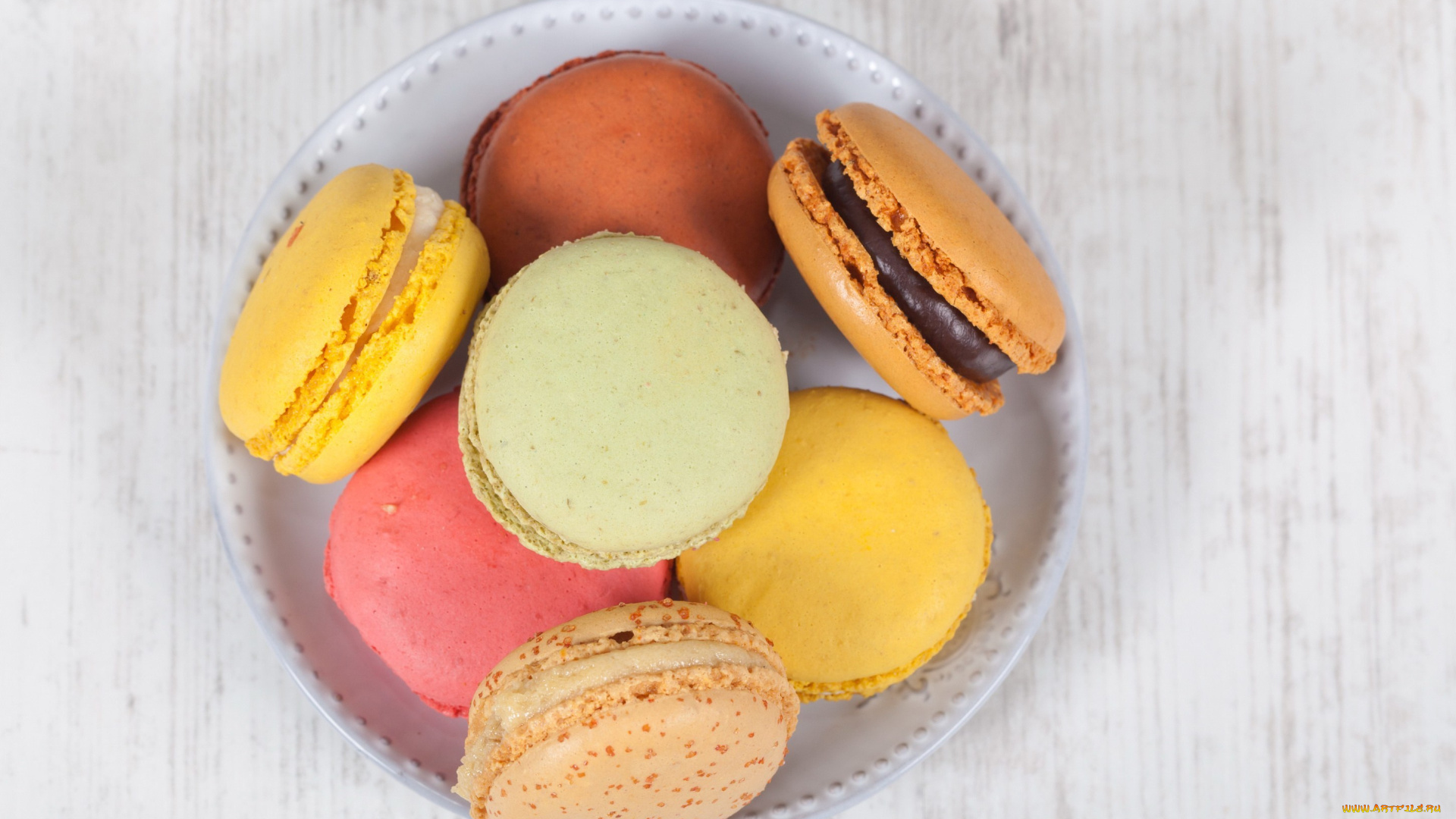 еда, пирожные, кексы, печенье, макаруны, лакомство