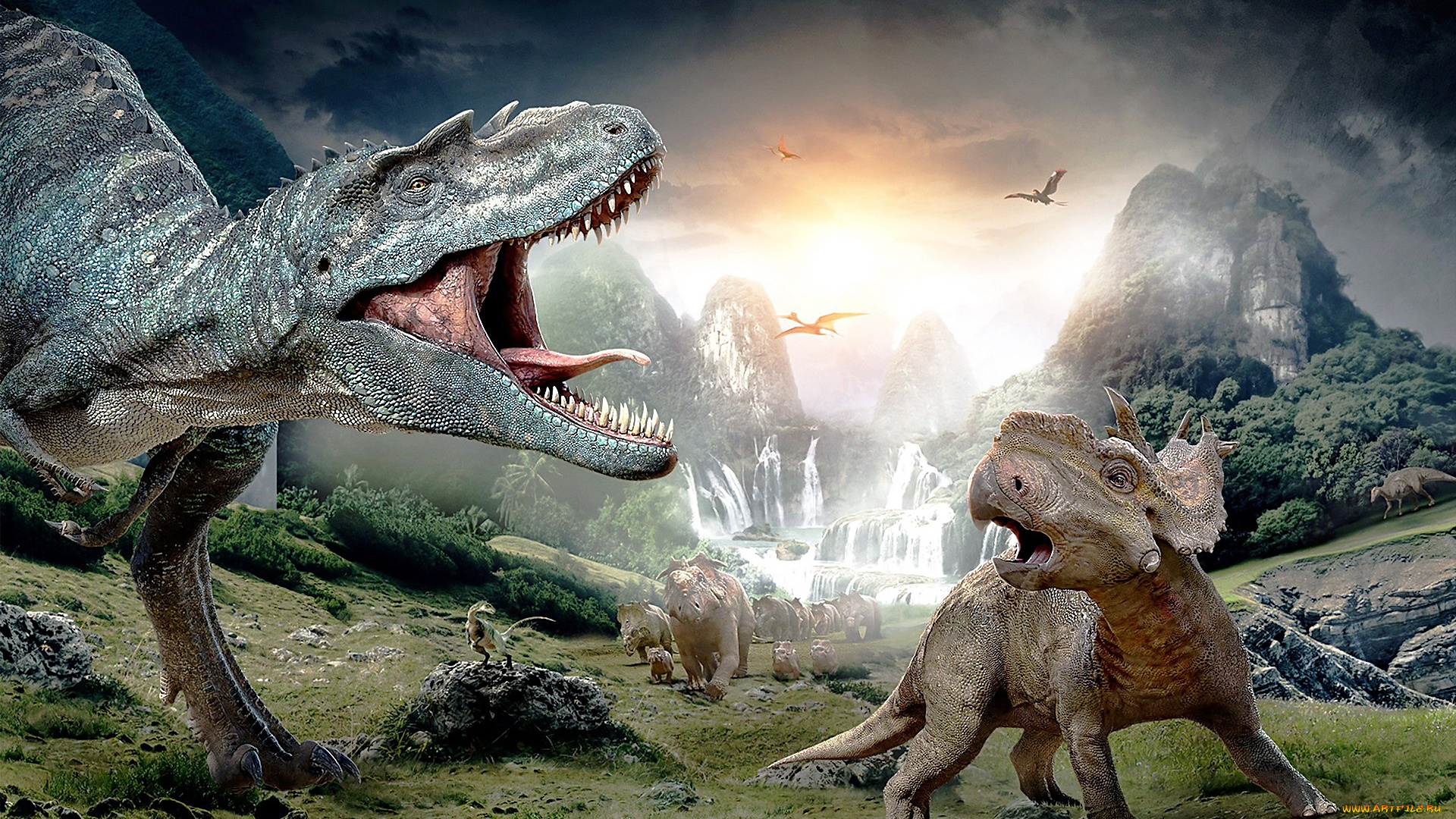 walking, with, dinosaurs, 3d, кино, фильмы, прогулки, с, динозаврами