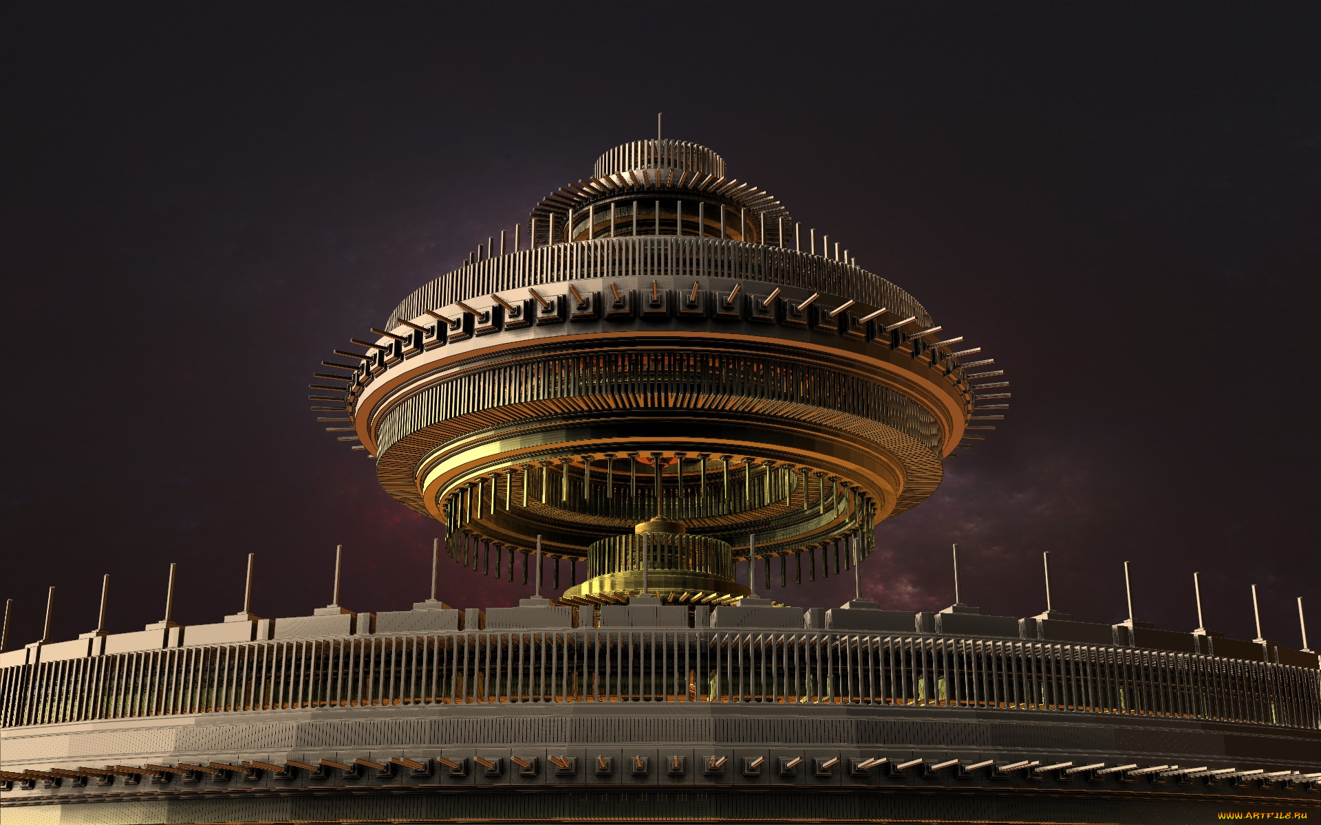 3д, графика, fractal, фракталы, линии, фигура, узор