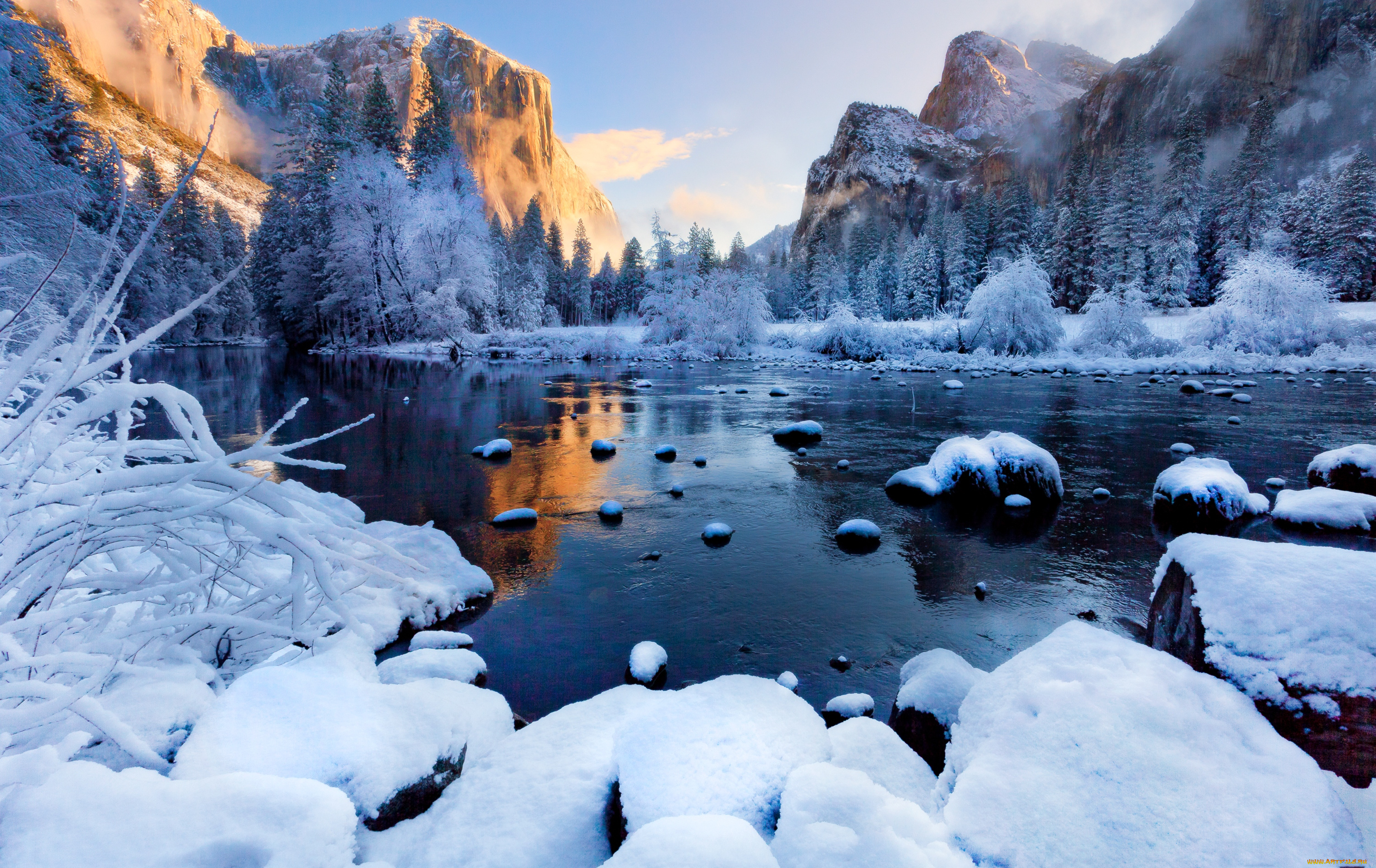 природа, зима