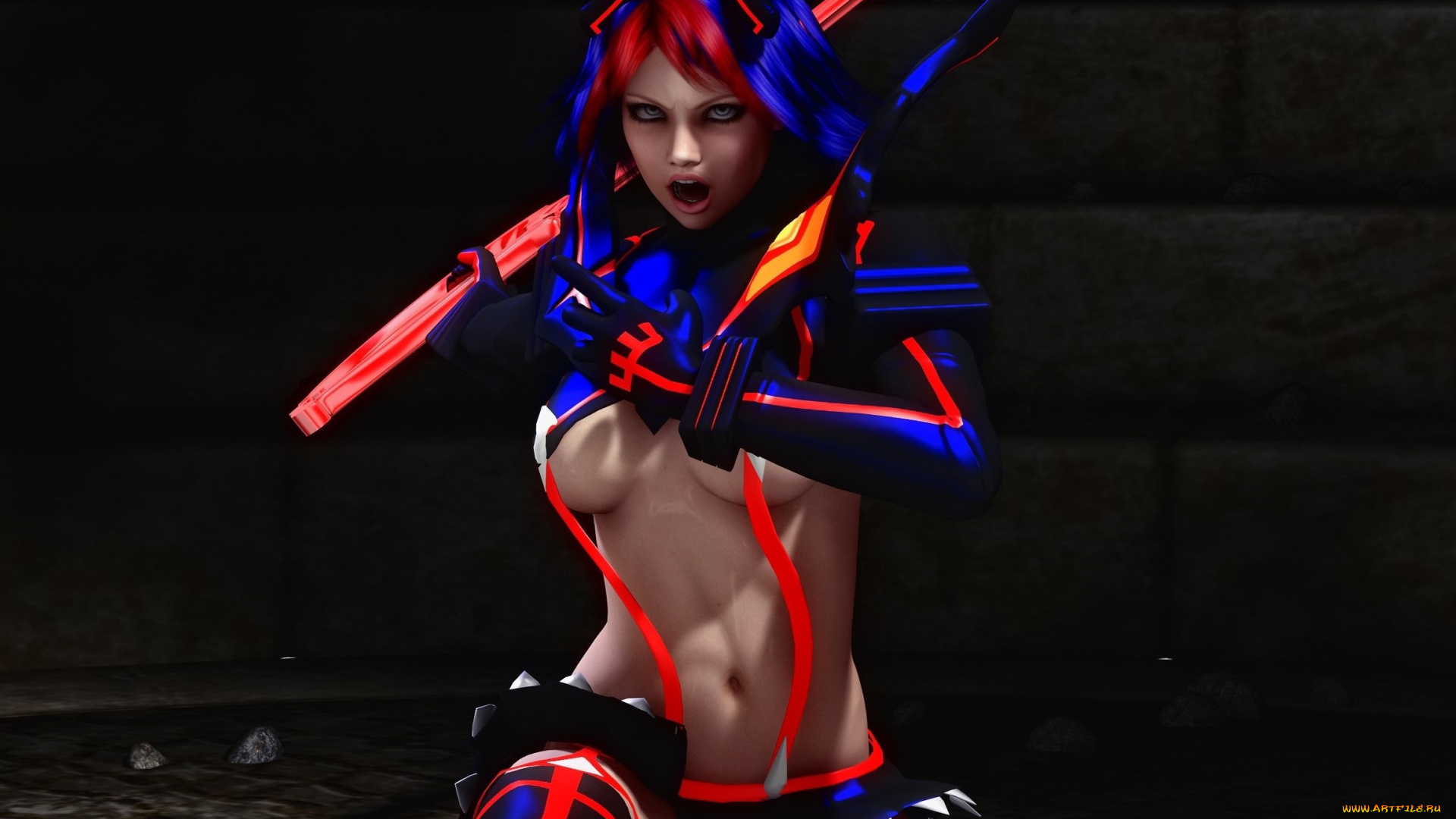 3д, графика, амазонки, , amazon, оружие, девушка, взгляд