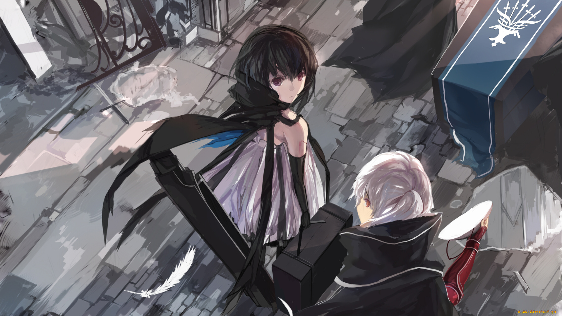 аниме, pixiv, fantasia, pixiv, fantasia, paradise, pffk, swd3e2, арт, девушки