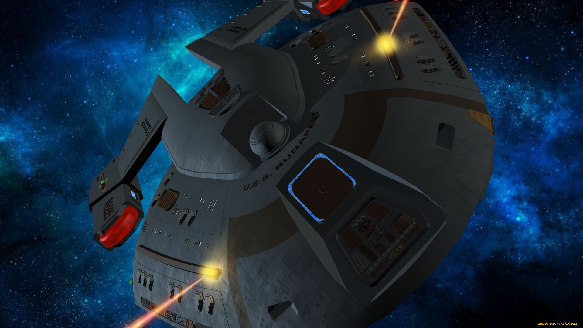 космос, арт, вселенная, космический, корабль, звезды