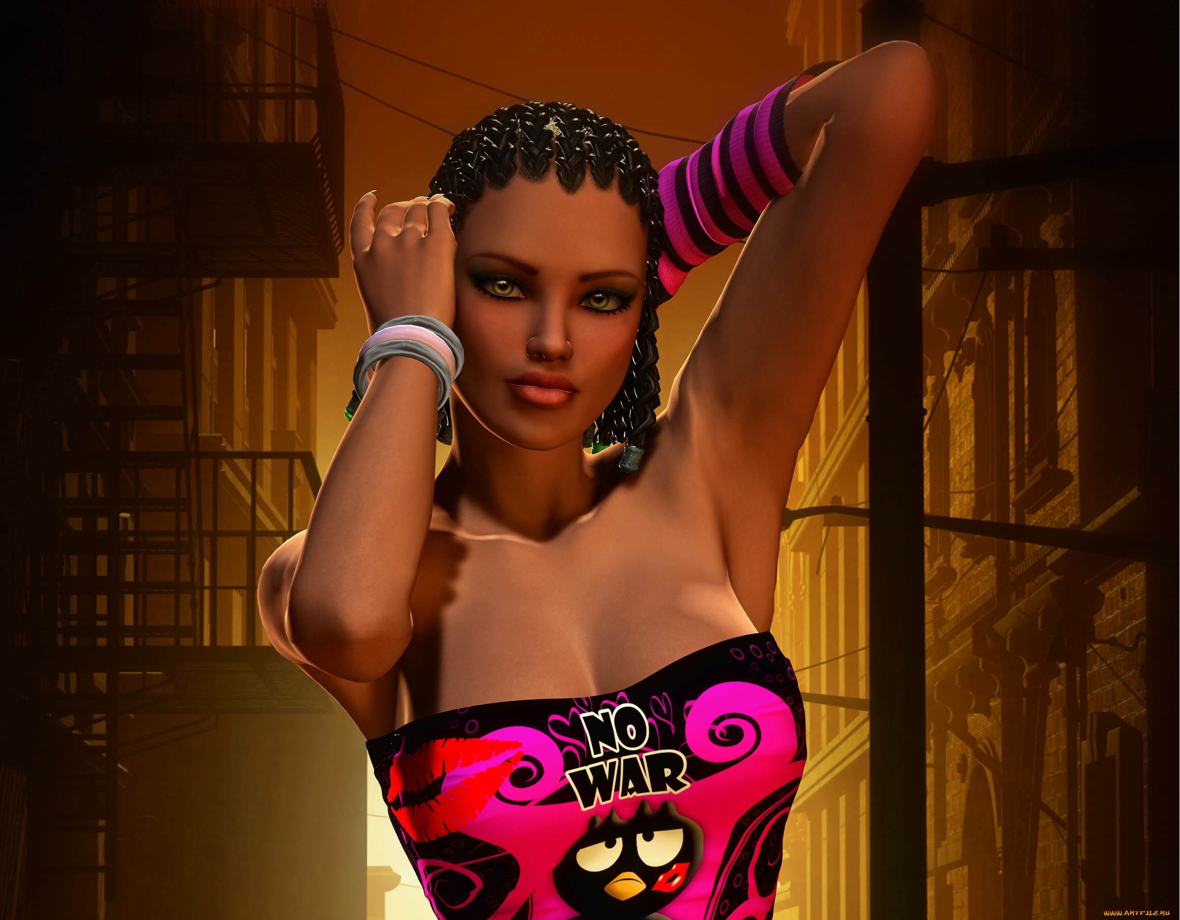 3д, графика, люди, , people, взгляд, девушка, фон