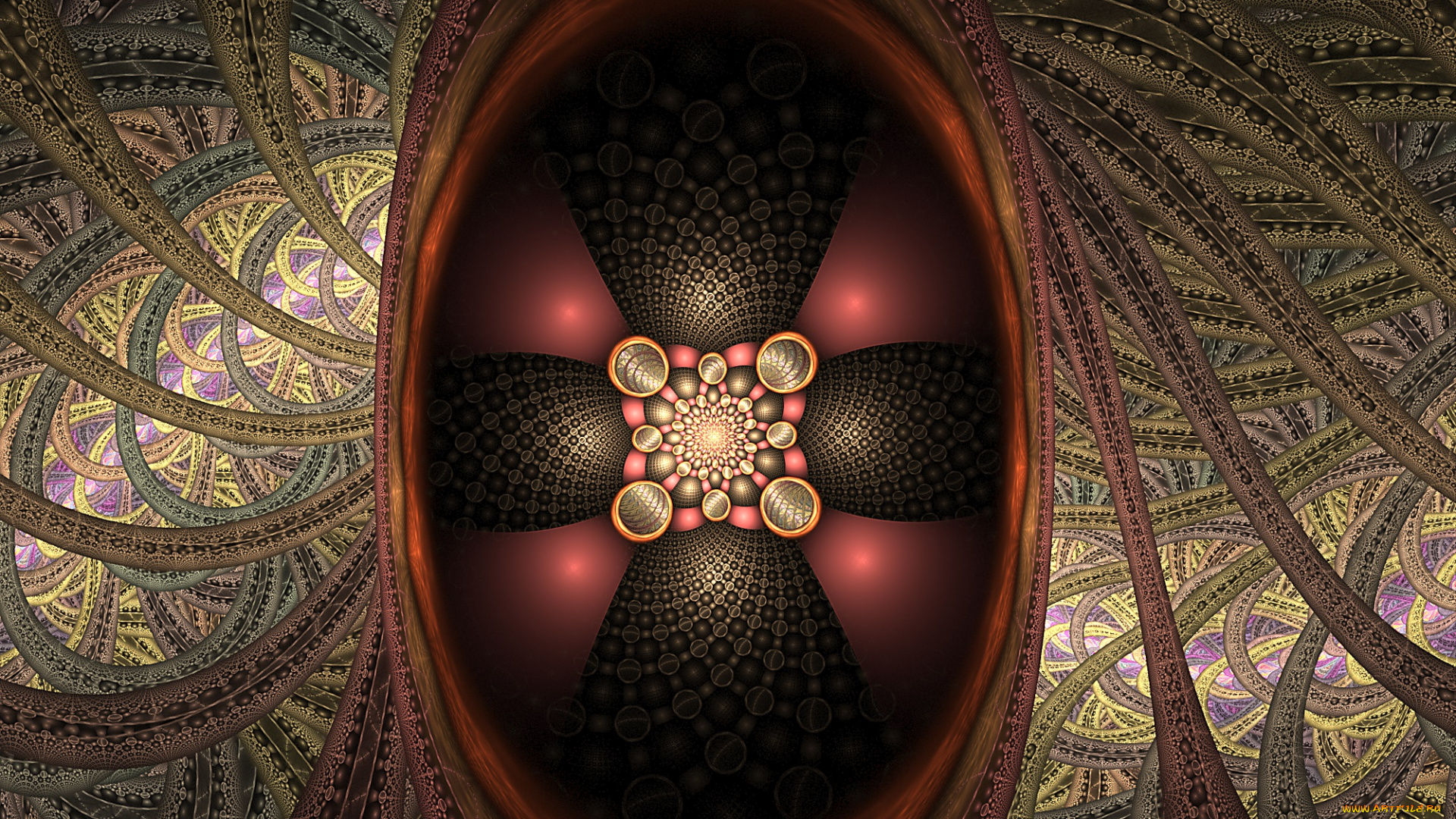 3д, графика, фракталы, , fractal, цвета, фон, узор