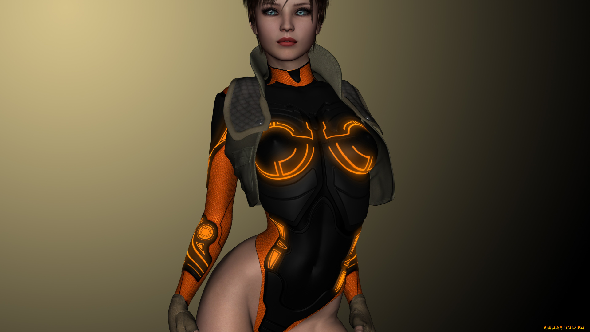 3д, графика, люди, , people, фон, взгляд, девушка