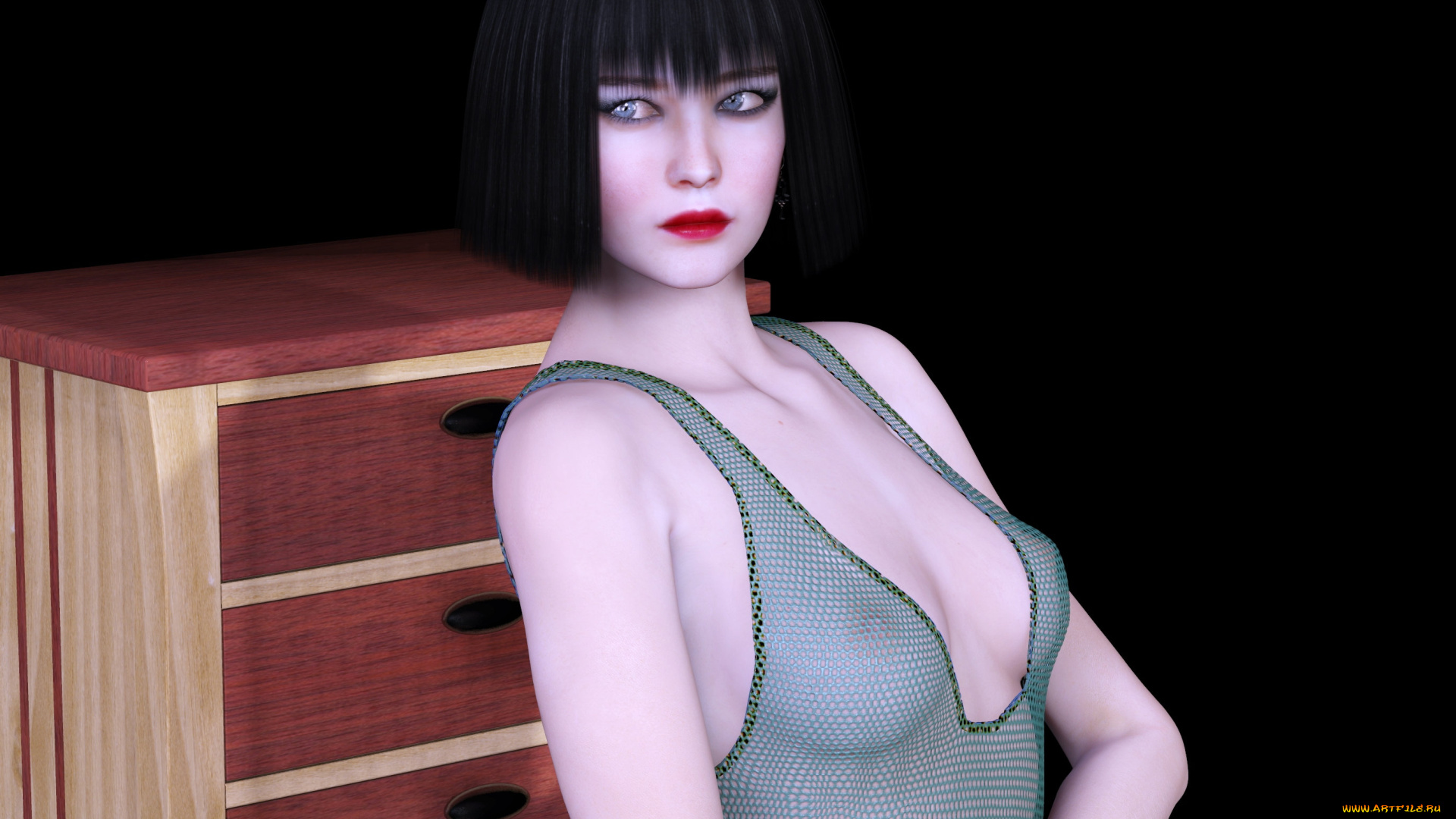 3д, графика, люди, , people, фон, взгляд, девушка