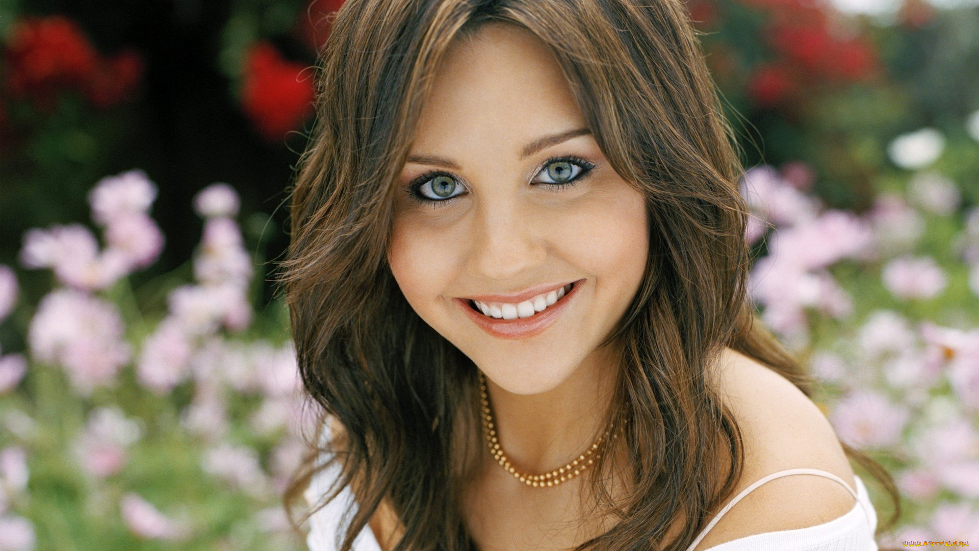 девушки, amanda, bynes, улыбка, лицо, актриса, бусы, аманда, байнс