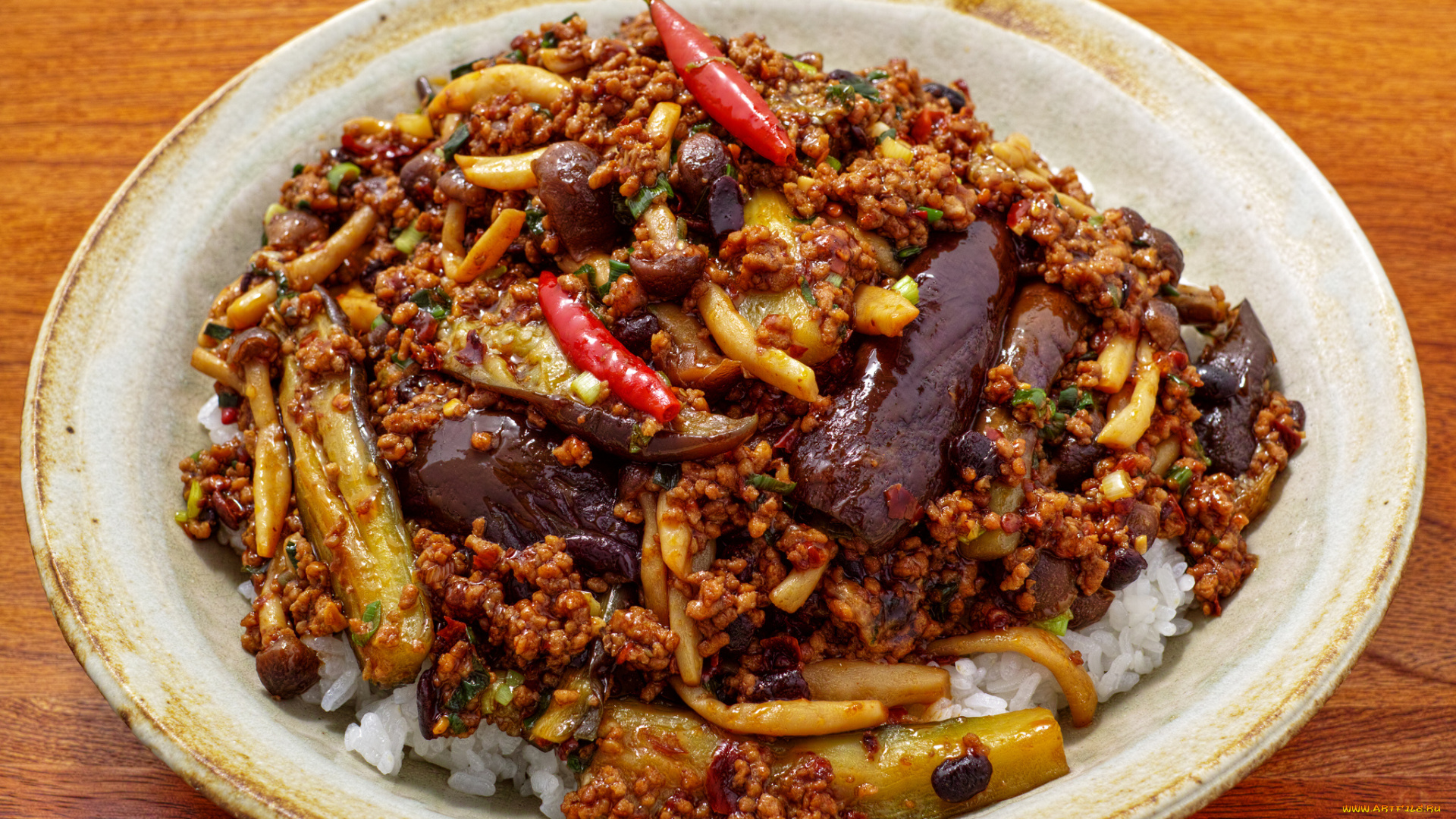 еда, вторые, блюда, рис, овощи