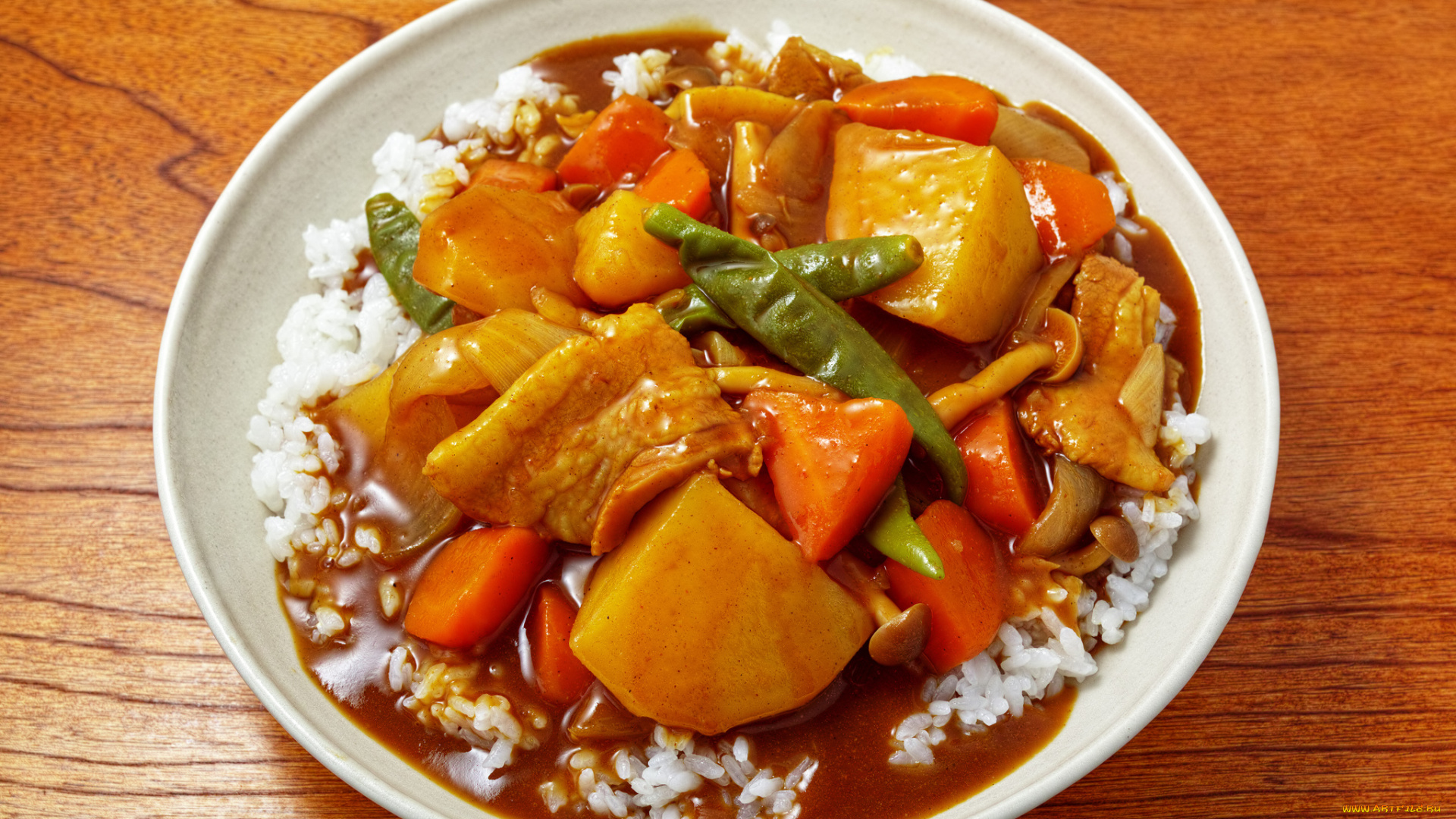 еда, вторые, блюда, соус, овощи, рис