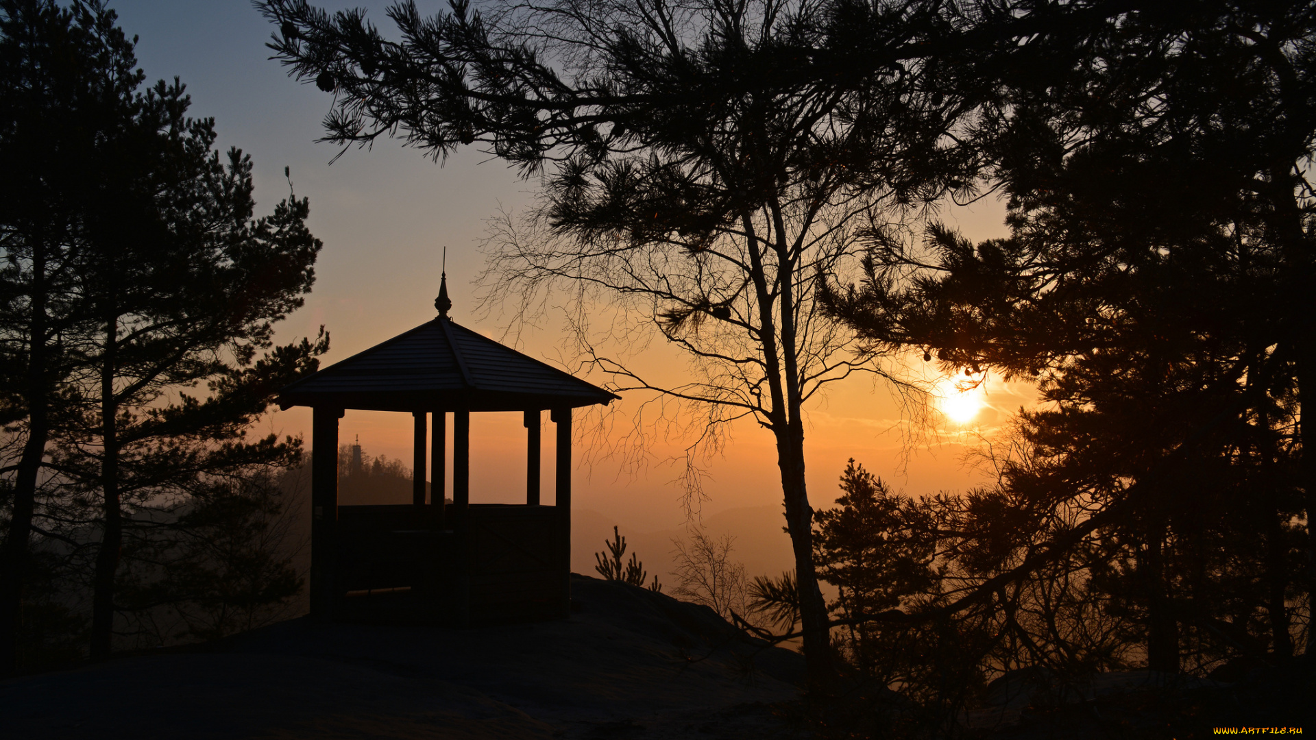 природа, восходы, закаты, закат